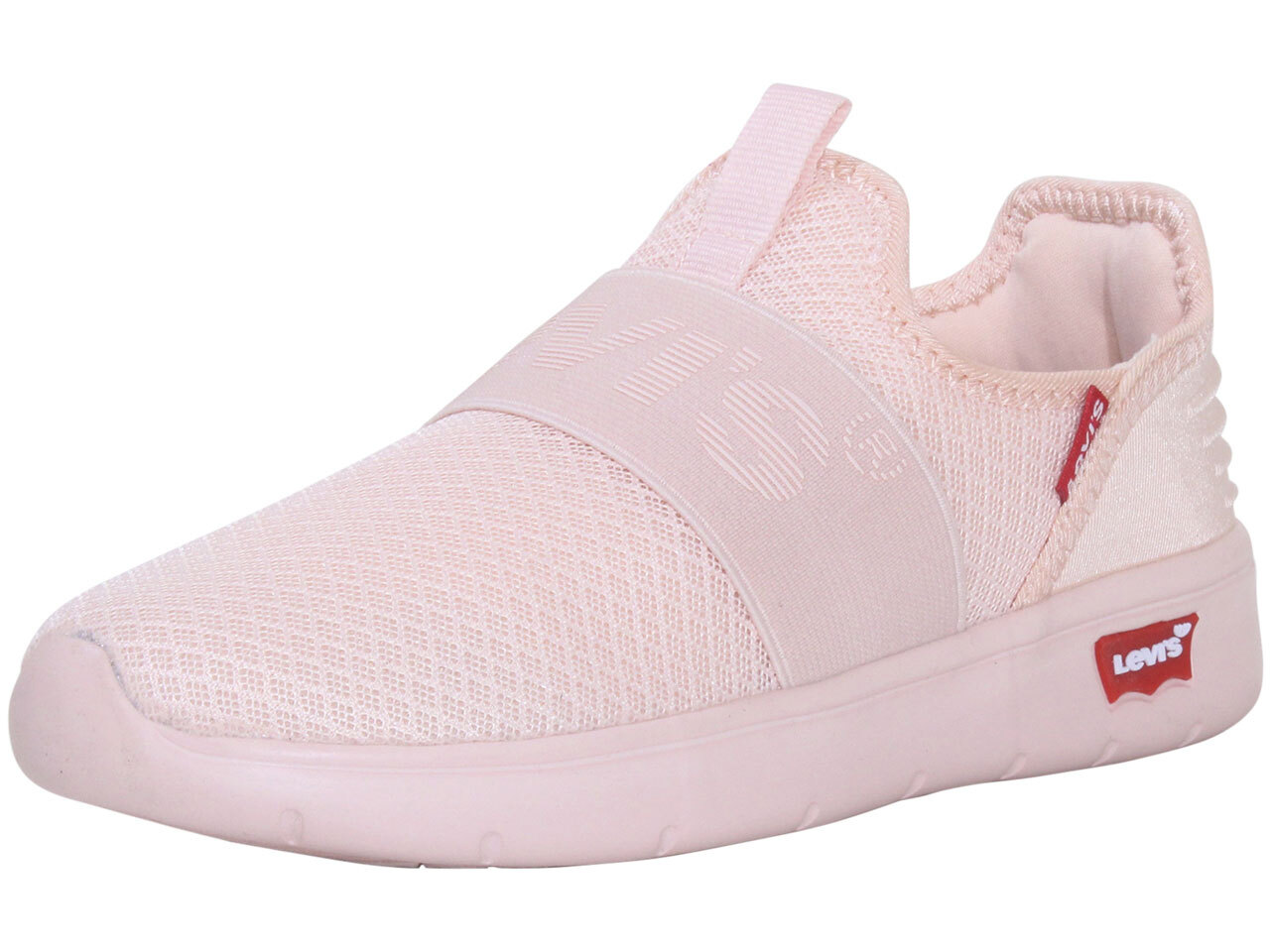 Levis Women’s Trip-Mesh Sneakers Slip-On Low-Top Shoes Blush Mono