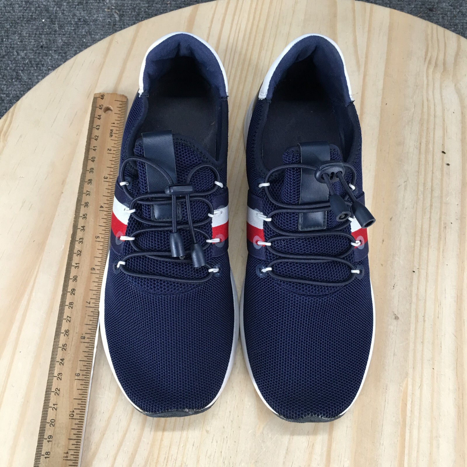Tommy Hilfiger Shoes Womens 8.5 M Rhena Casual Sneakers Blue Mesh Lace Up Low