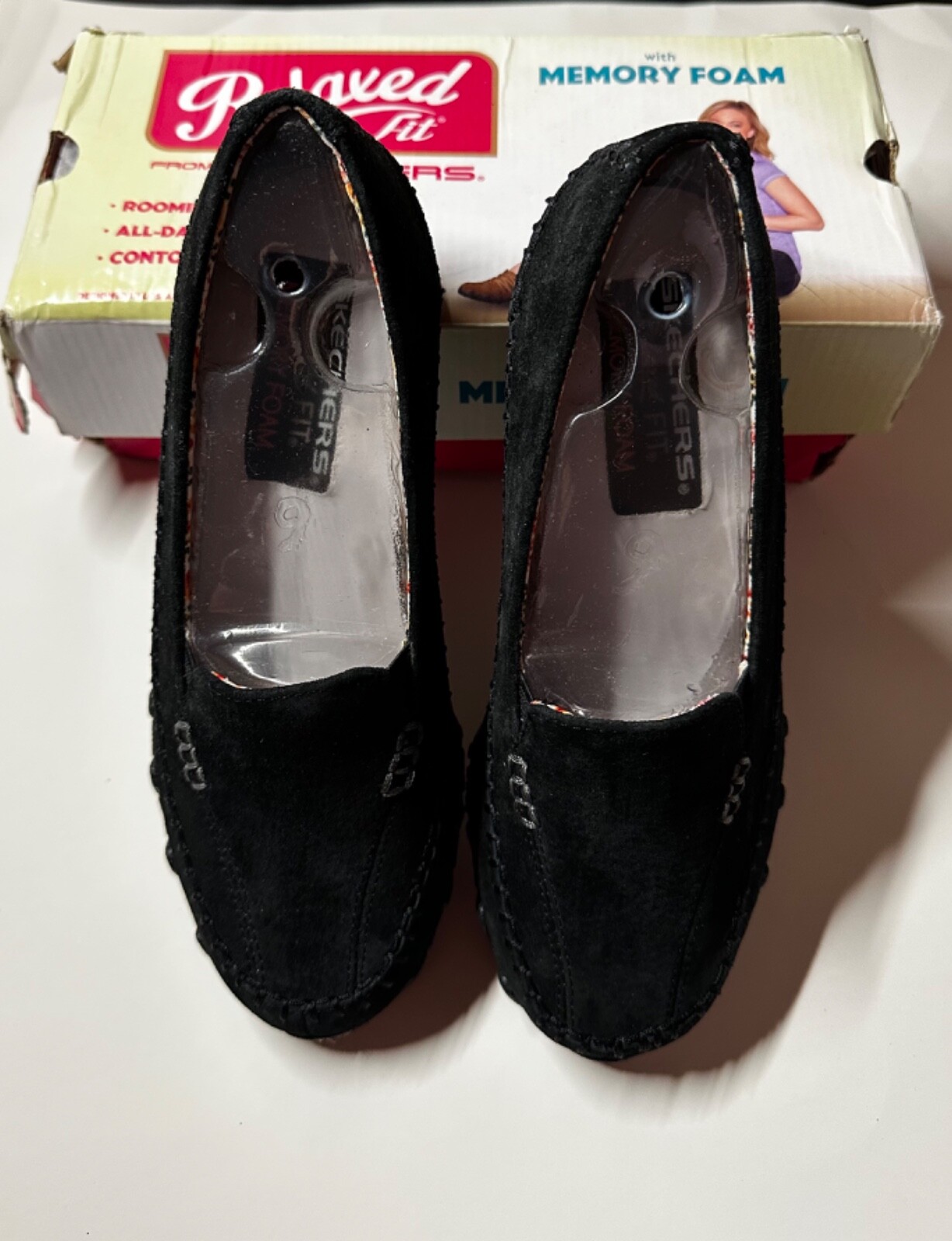 Skechers Relaxed Fit Bikers-Alumni Blk Sz 6