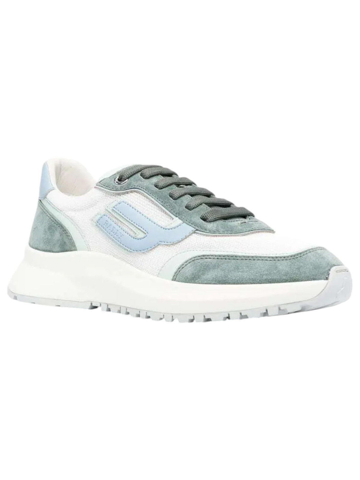 Bally Demmy 6303455 Women’s Sage/Water Leather Sneakers Size 6.5 MSRP $630