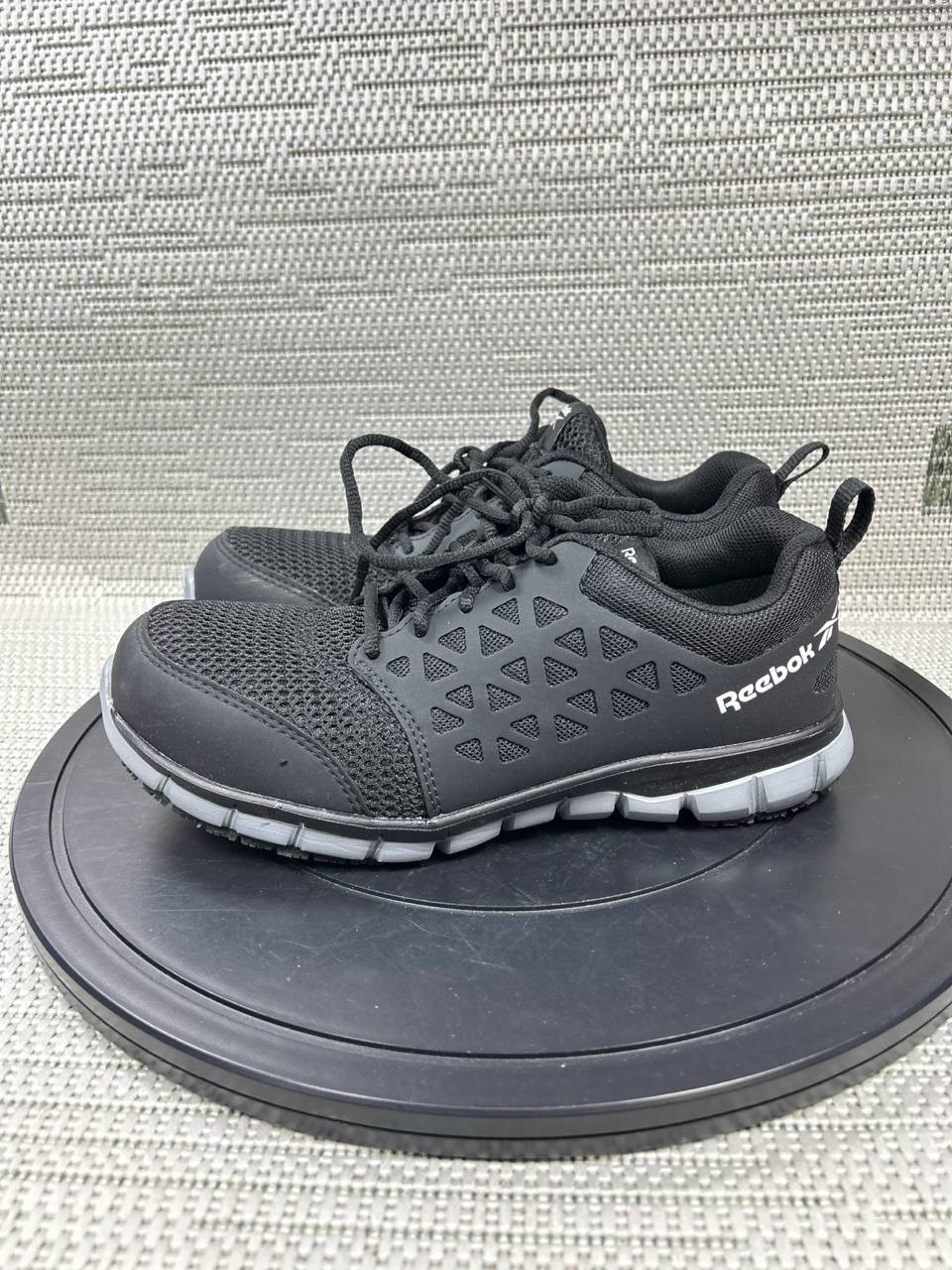 Reebok Shoes Womens Size 8.5 M Sublite Cushion Composite Toe Work Black Sneaker