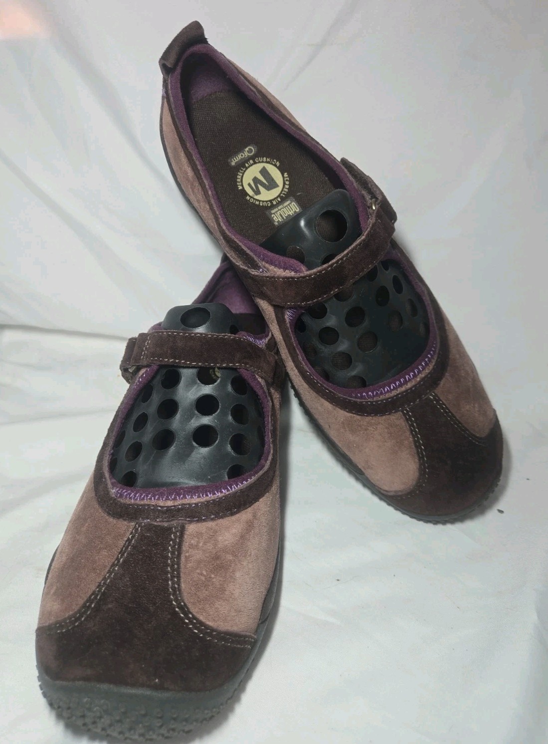 Merrell Circut MJ Women Brown Walking, Travel Shoe Sz9.5 Ortholite Comfort