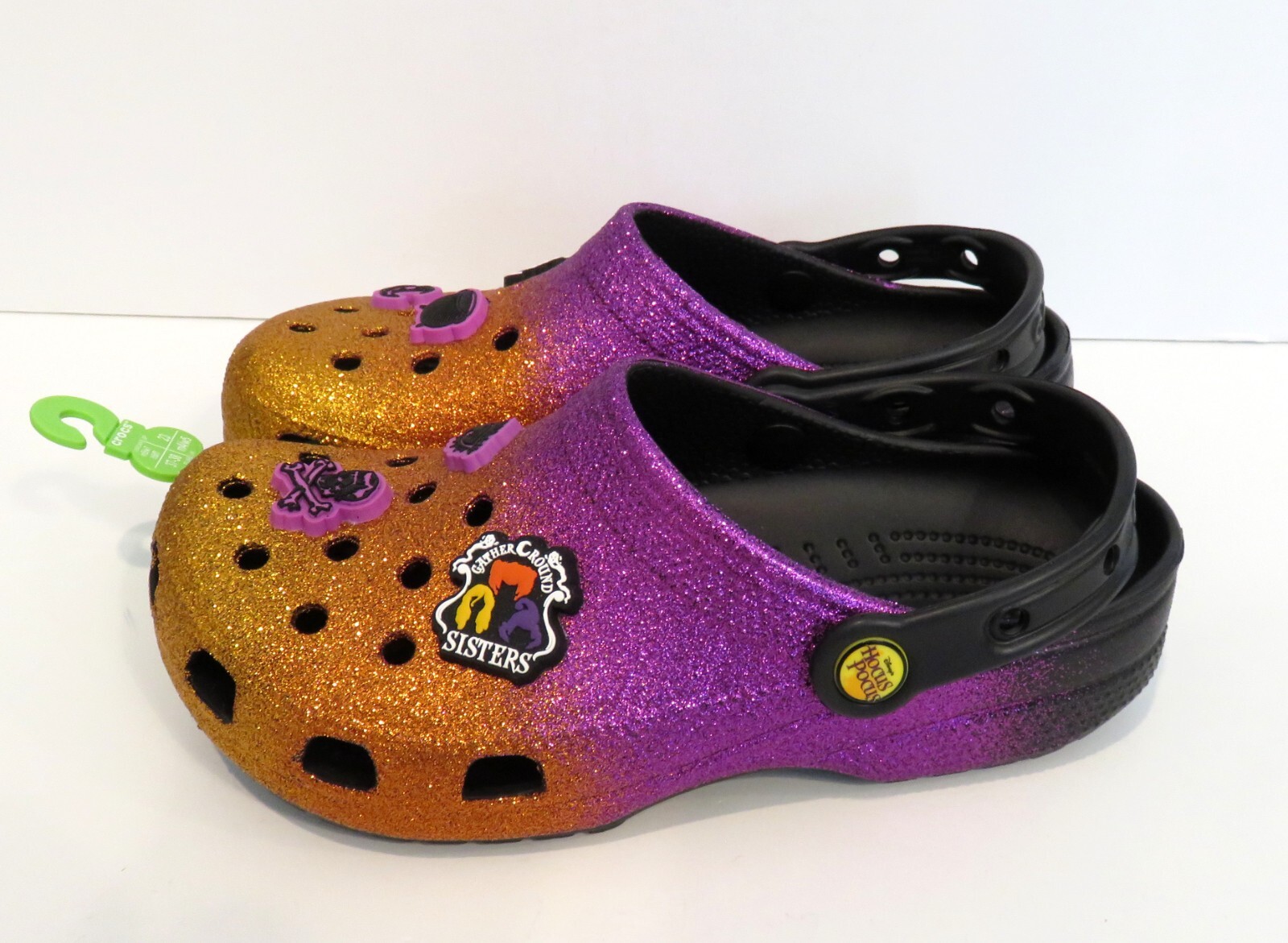Disney Parks Halloween Hocus Pocus Crocs Sz US M 6 W 8 NWT NEW