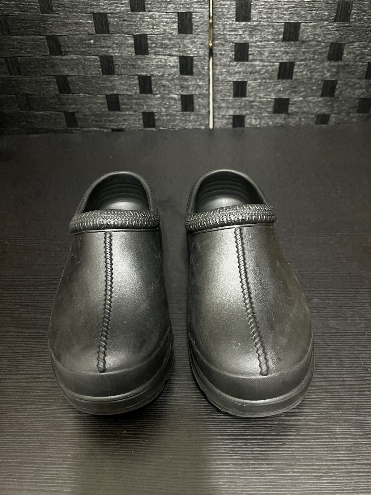 UGG Women’s Tasman x Waterproof Rubber Clogs Black Size 7