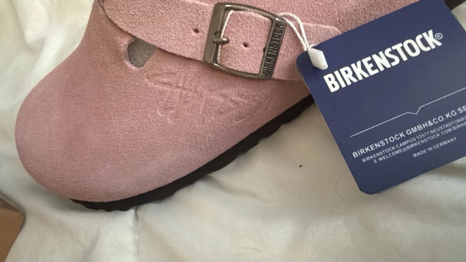Birkenstock Boston x Stussy Suede Women and Men Caramel Clog Shoes-Size EU 37-45