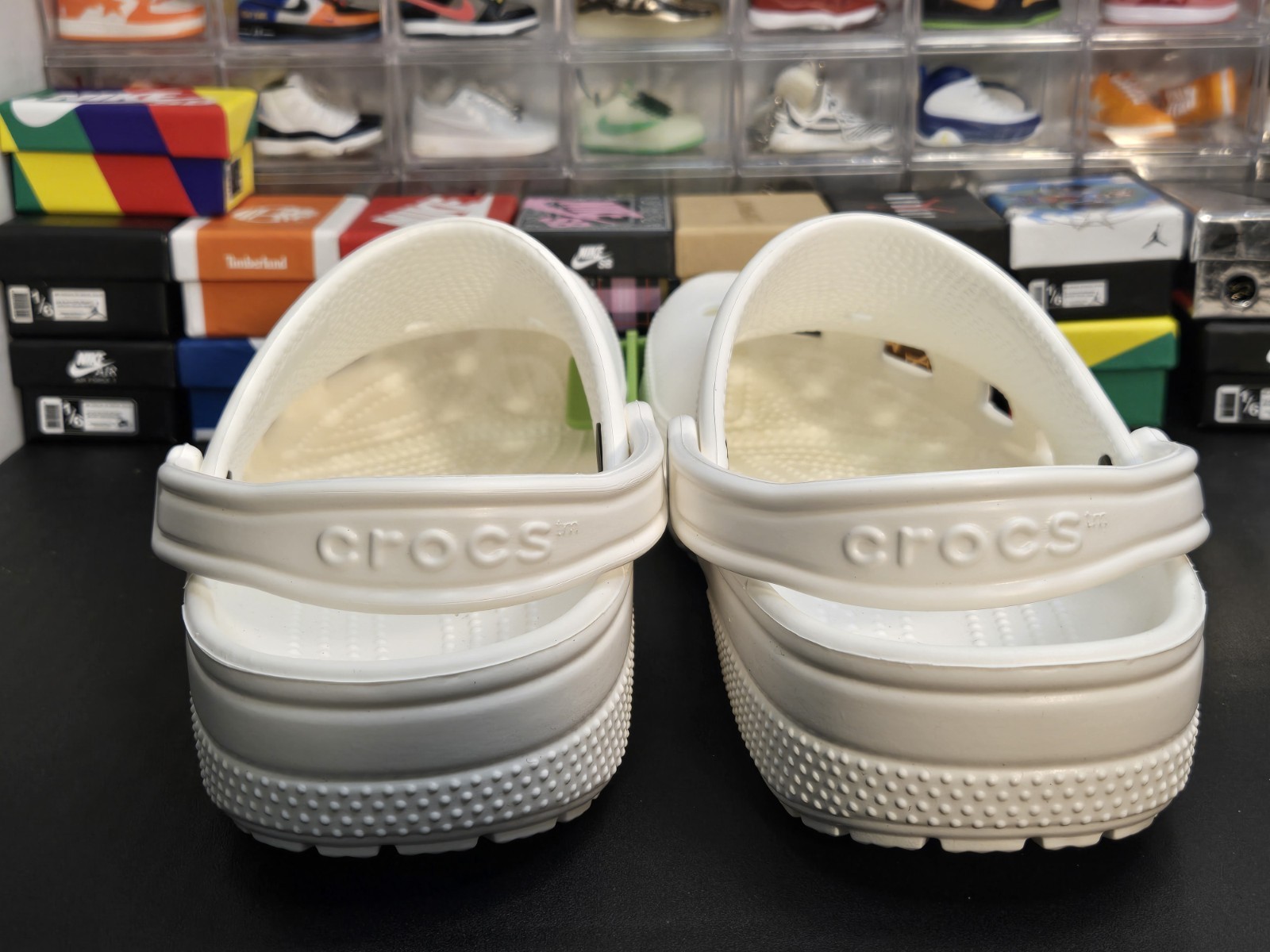 Crocs Unisex White Clogs 10001. Brand New No Box Size 8m 10w Perfect For Summer
