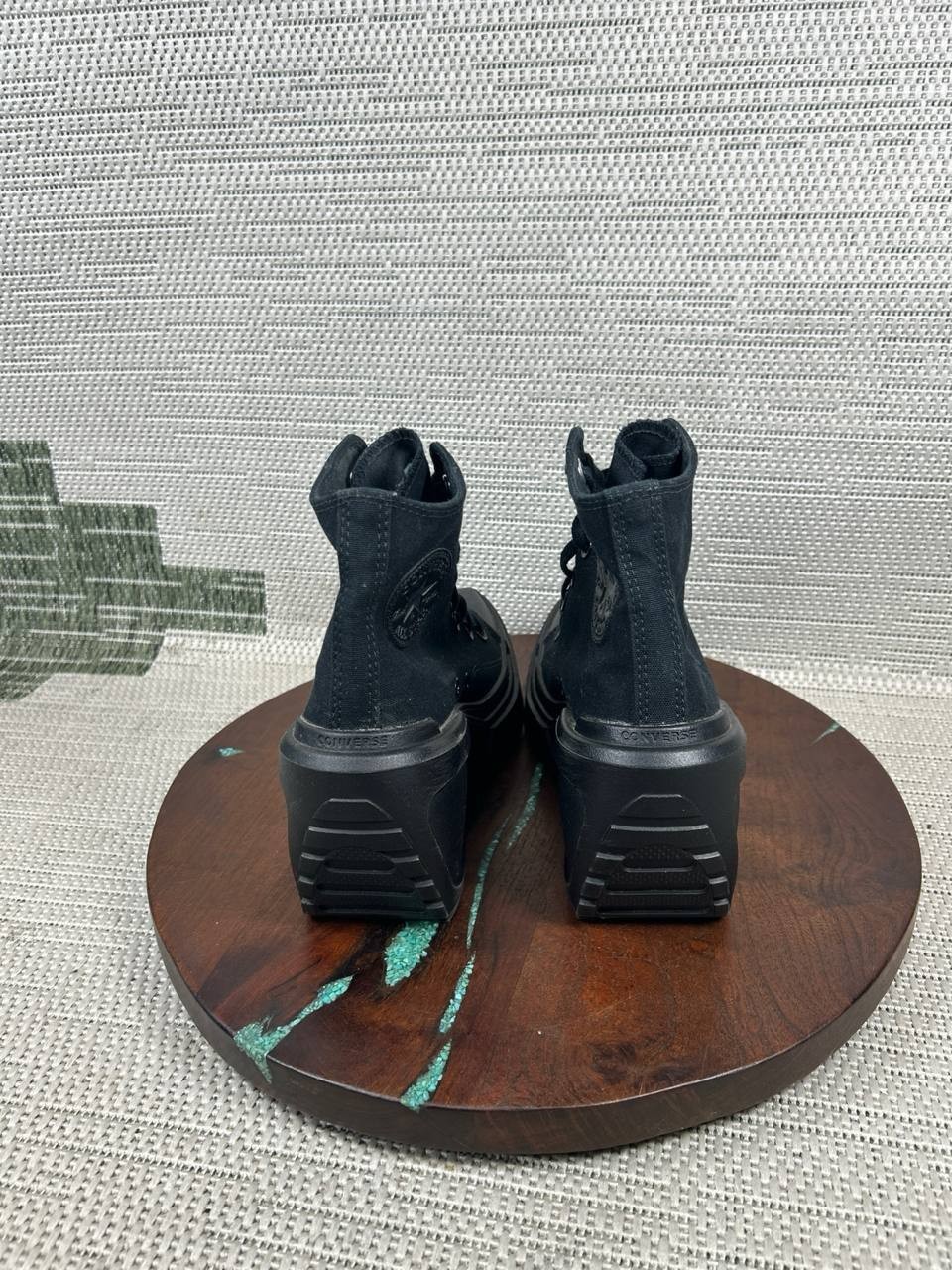 Converse Shoes Womens Size 6.5 Converse Chuck 70 De Luxe Black Wedge Sneaker