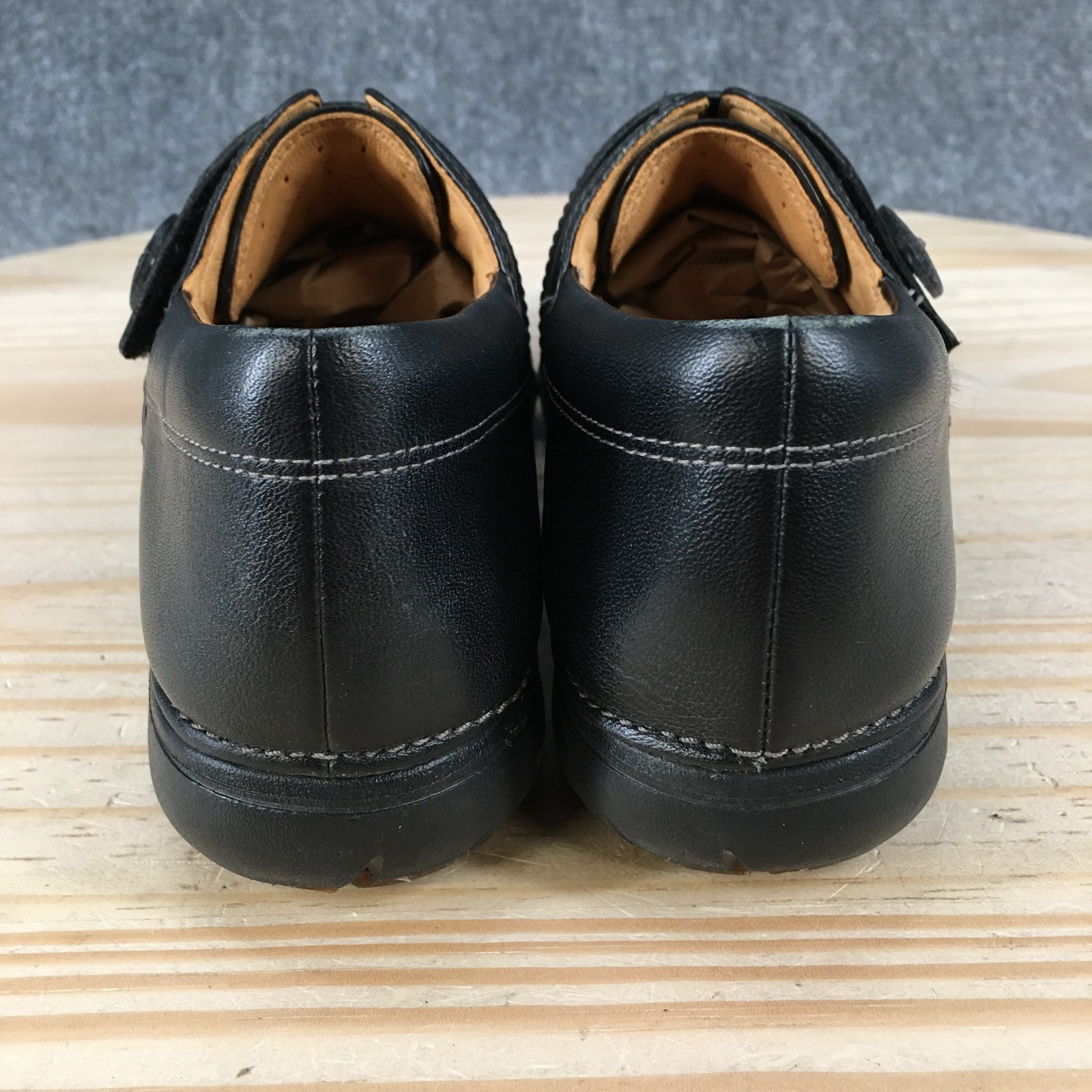 Clarks Un Loop Shoes Womens 5 Slip On Casual Comfort Low Top Flats Leather Black