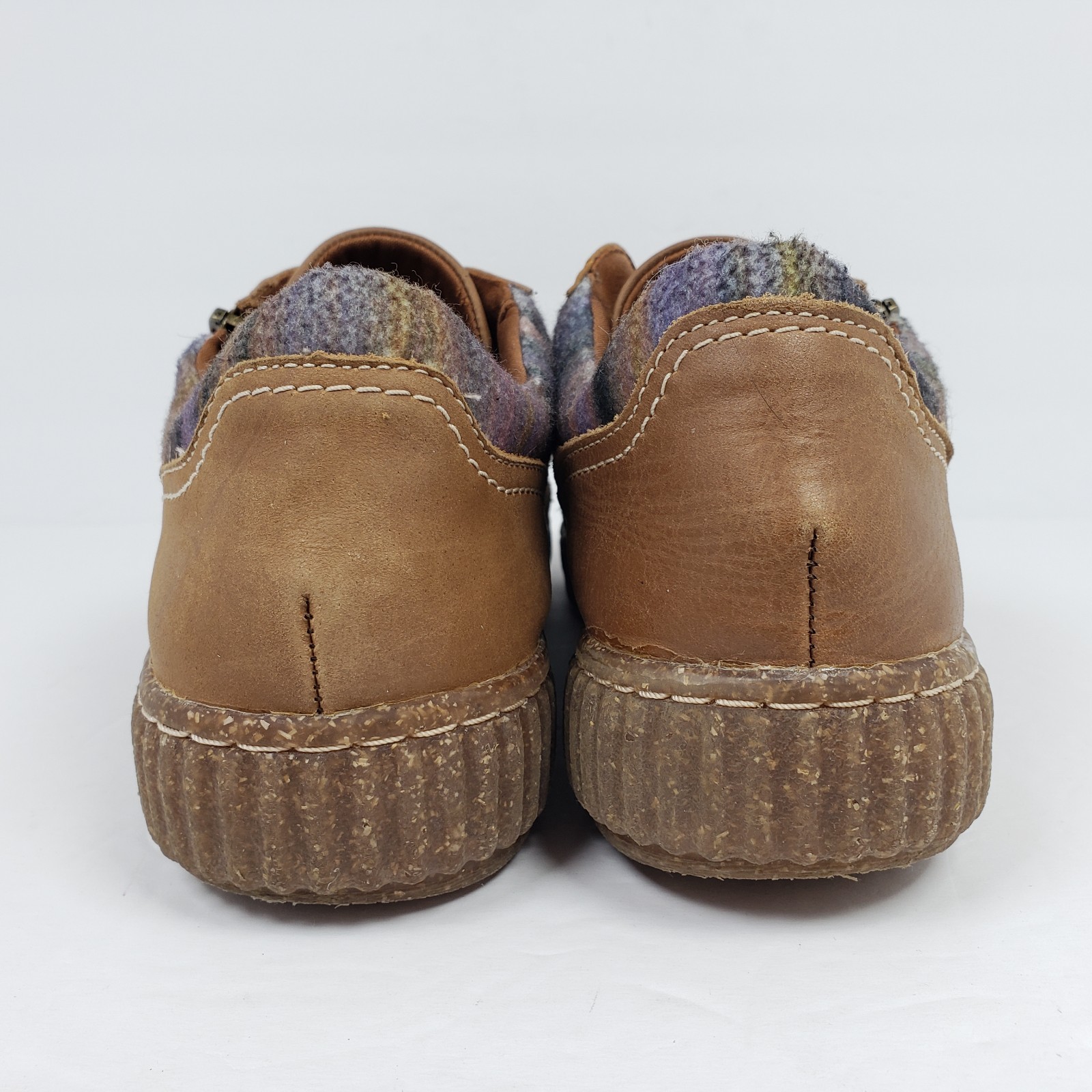 Collection By Clarks Caroline Cove Womens Size 10 Brown Leather Low Sneaker Shoe