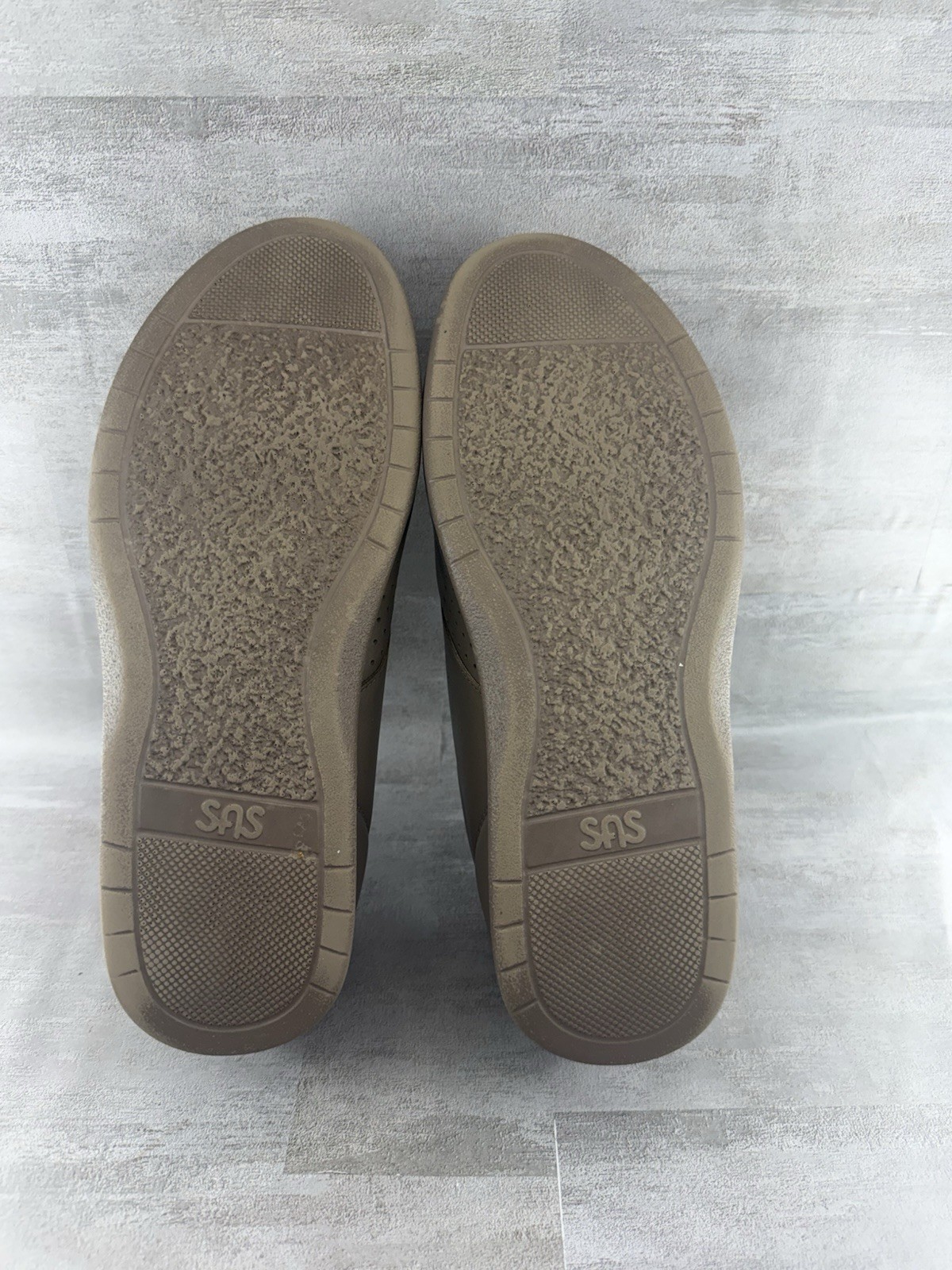 SAS Me Too EZ Straps Women’s 8 Wide Wide Walking Comfort Shoes Mocha Leather