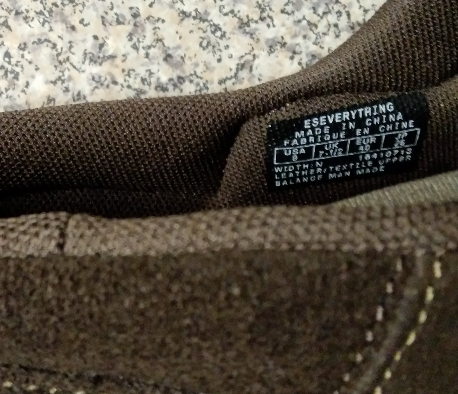 Easy Spirit Explore 24 Brown Suede/Textile Slipon Womens 9N/40 Comfort Shoes
