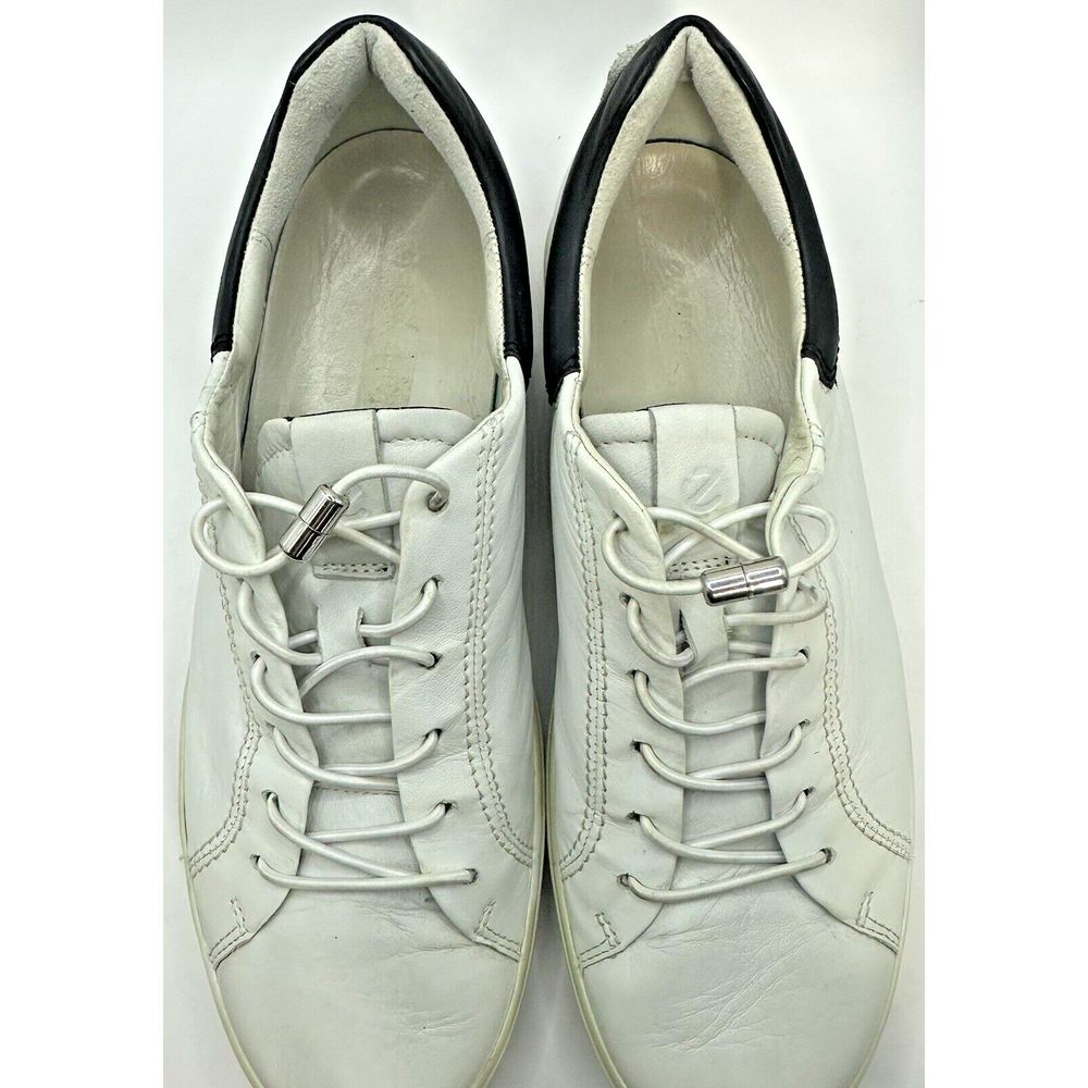 ECCO Women Sneakers Yak Leather Walking Comfort Sneakers Shoes 10-10.5 EU41