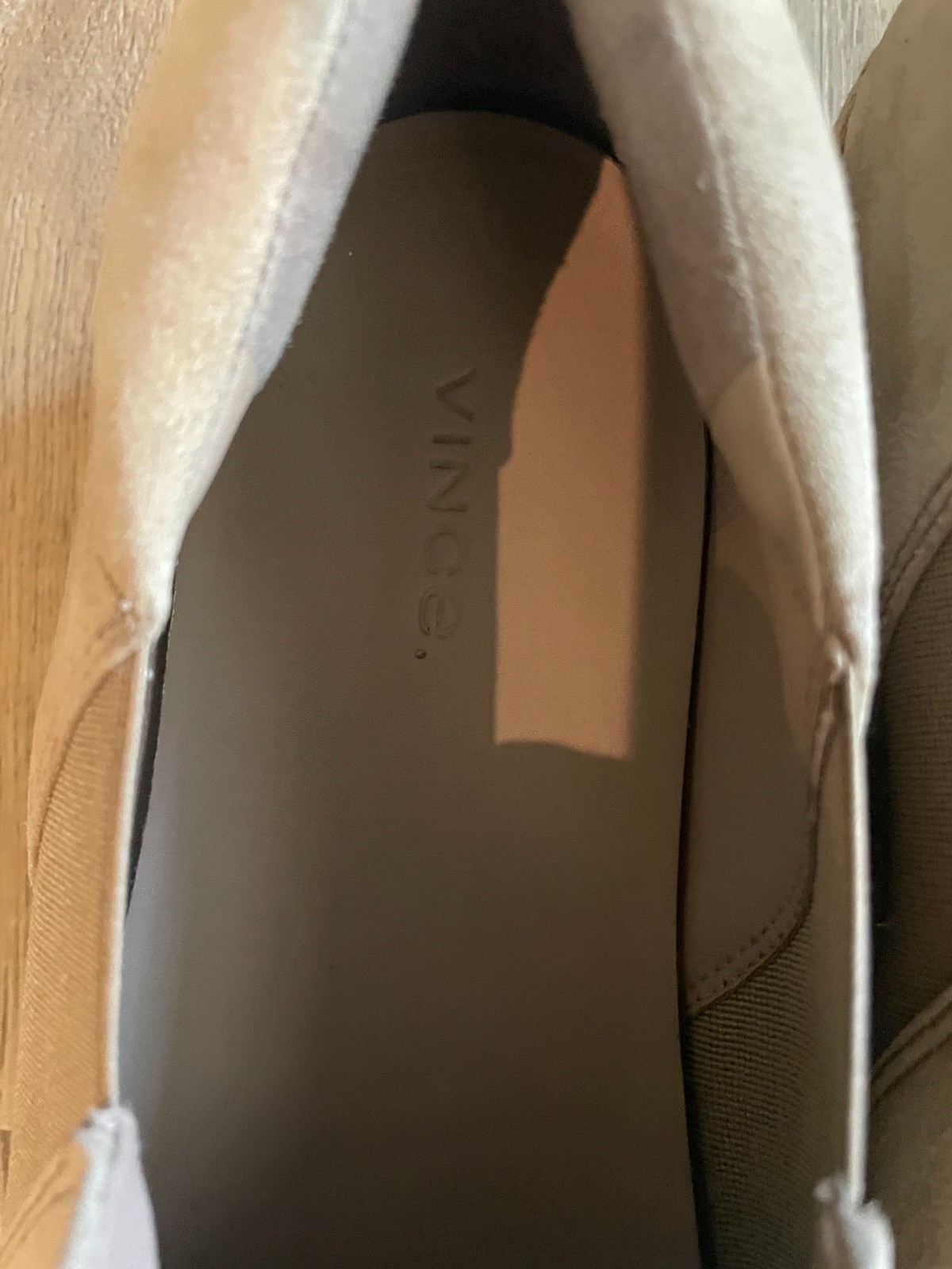 Vince Women’s Wilden Suede Espadrille Tan Slip-on Sneaker Platform 9.5