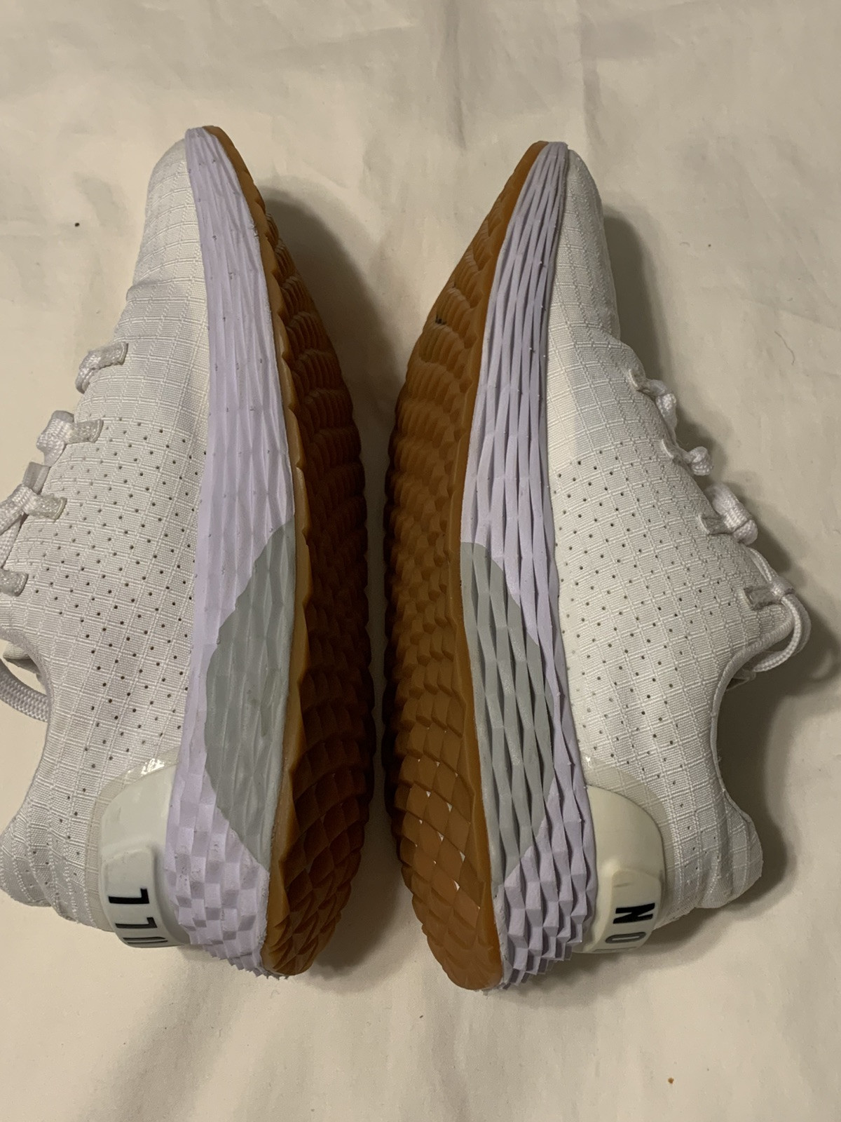 NOBULL Unisex Ripstop Runner Training CrossFit White W 7 M 5.5 Lifting Sneakers