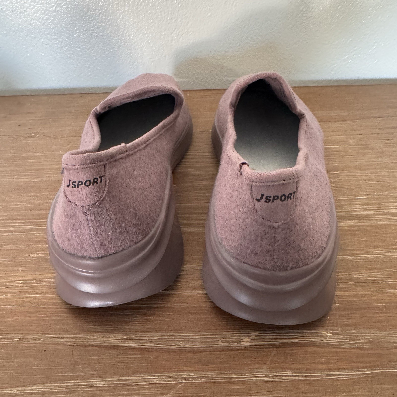 Women’s JSport by Jambu Loon Wool Slip On Memory Foam Shoe Plum Purple Size 7M