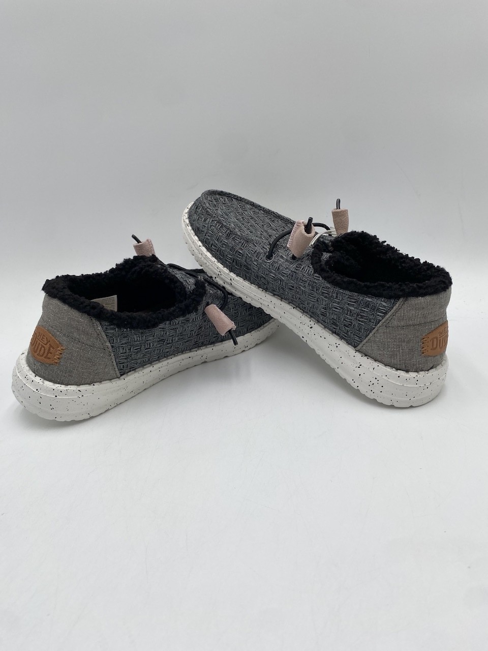 Hey Dude WENDY WARMTH Women’s NEW Cozy Loafers Charcoal Multiple Sizes