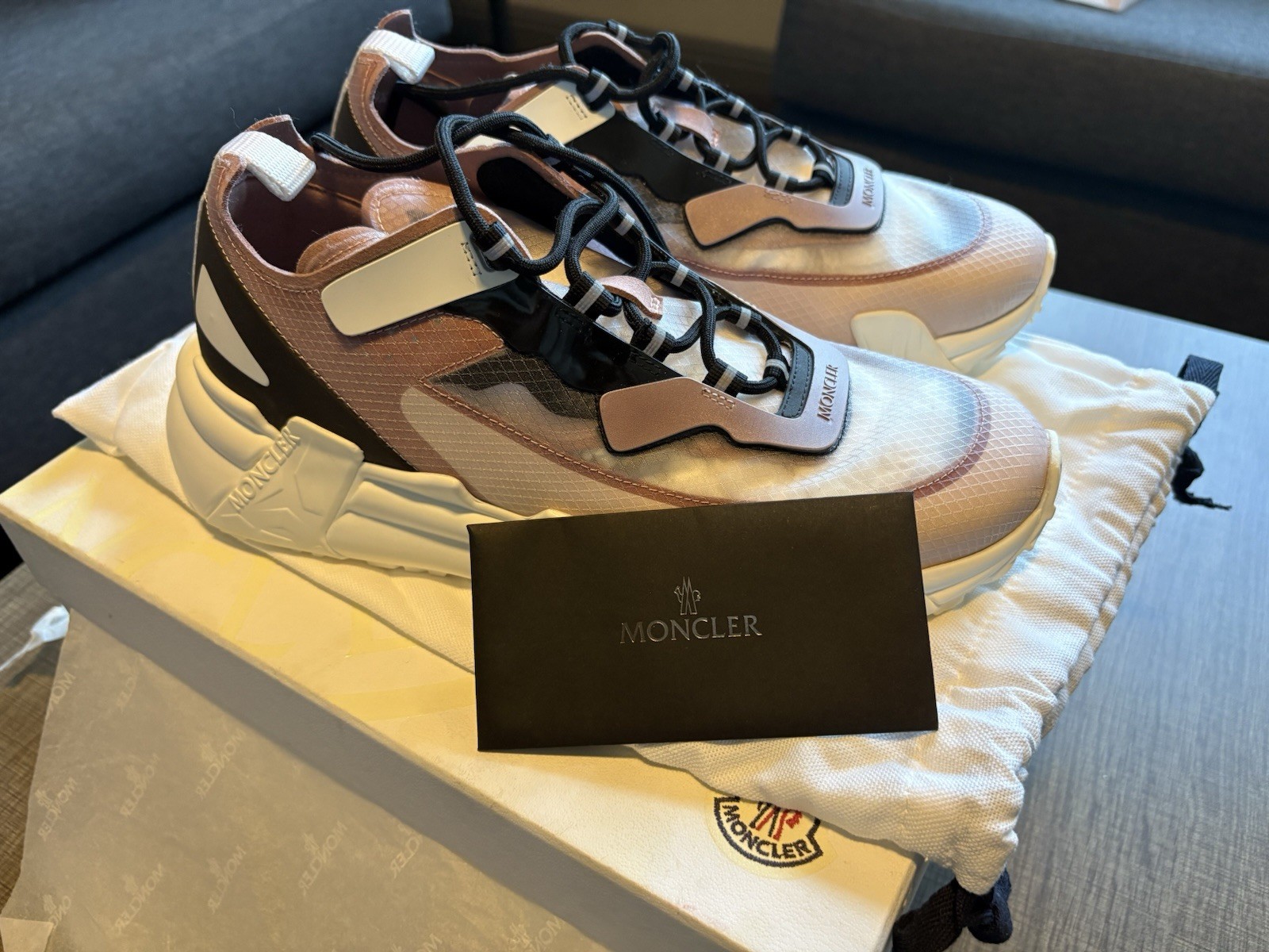 DESIGNER Moncler Compassor Galaxis Size 39.5 AUTHENTIC, BRAND NEW.