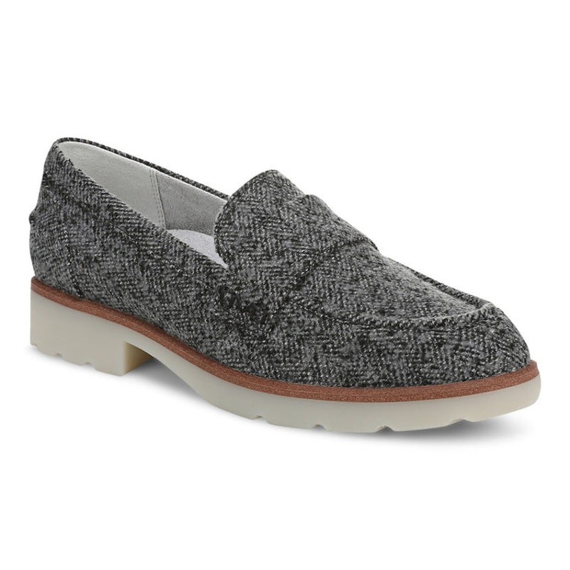 Vionic Cleo Loafer Slate Grey Multi Knit Size 7.5 Academia Academic
