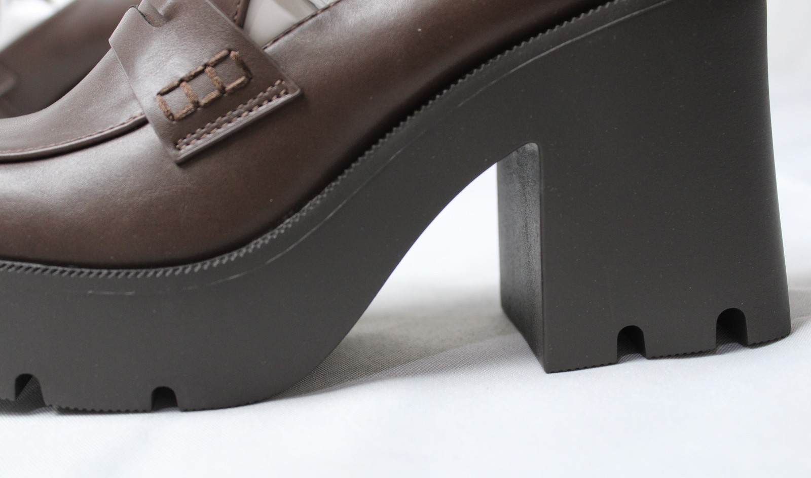 Just Fab Women’s Cher Mary Jane Pumps AC2 Coffee Size US:8 EU:38.5 UK:6