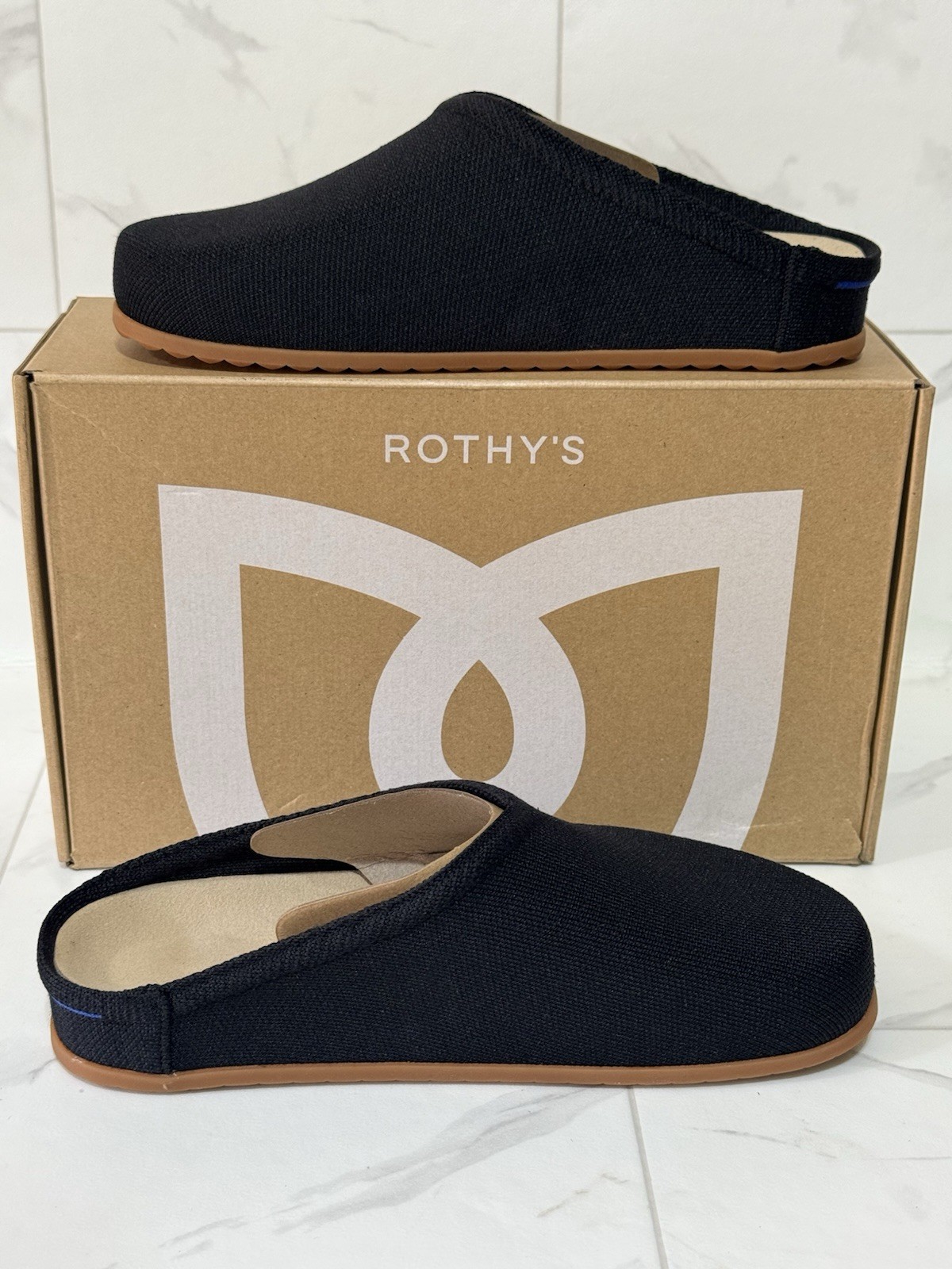 Rothy’s The Hemp Casual Clog Women’s Size 10 Black Slip-on 199-009 NEW IN BOX