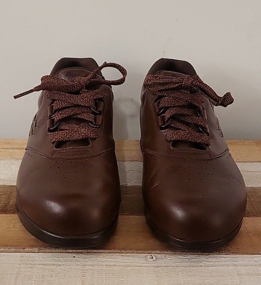 SAS TRIPAD COMFORT Liberty Oxford SLIP RESISTANT Women’s WALKING SHOES BROWN 8M