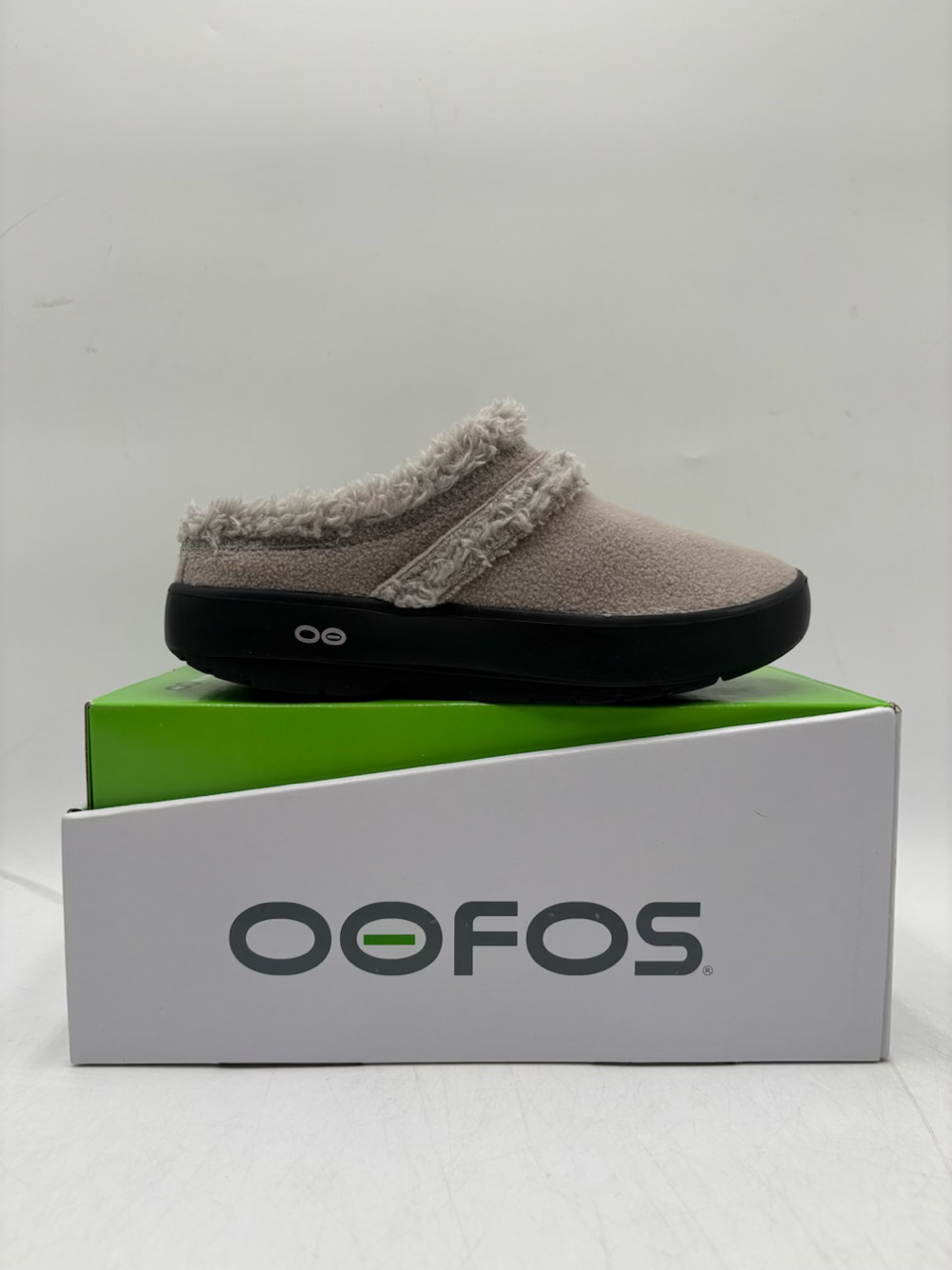 Oofos OOCOOZIE MULE TAWNY Women’s NEW Recovery Shoe Beige Multiple Sizes