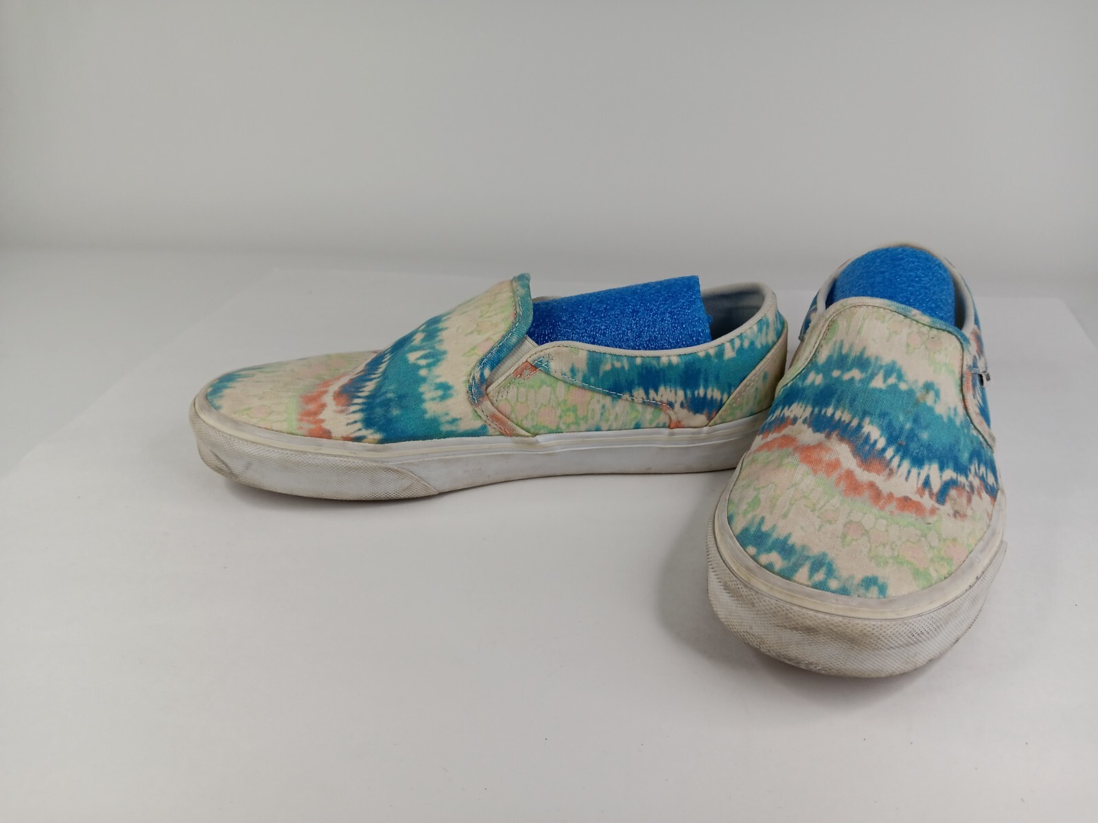 Vans skate Shoes Women’s 9.5 Asher Tie Dye Sneakers Slip On 751505 Multicolor