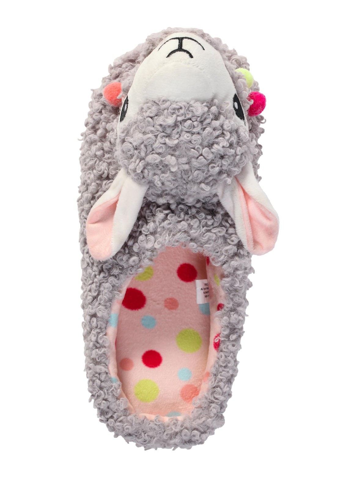 Dechic Cute Animal Soft Alpaca Llama Memory Foam Women 9-10, Light Gray