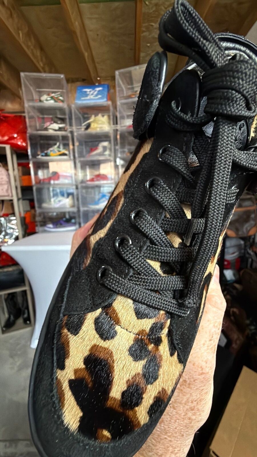 Louis Vuitton Cheetah Pony Hair Sneaker Size 35.5 5W