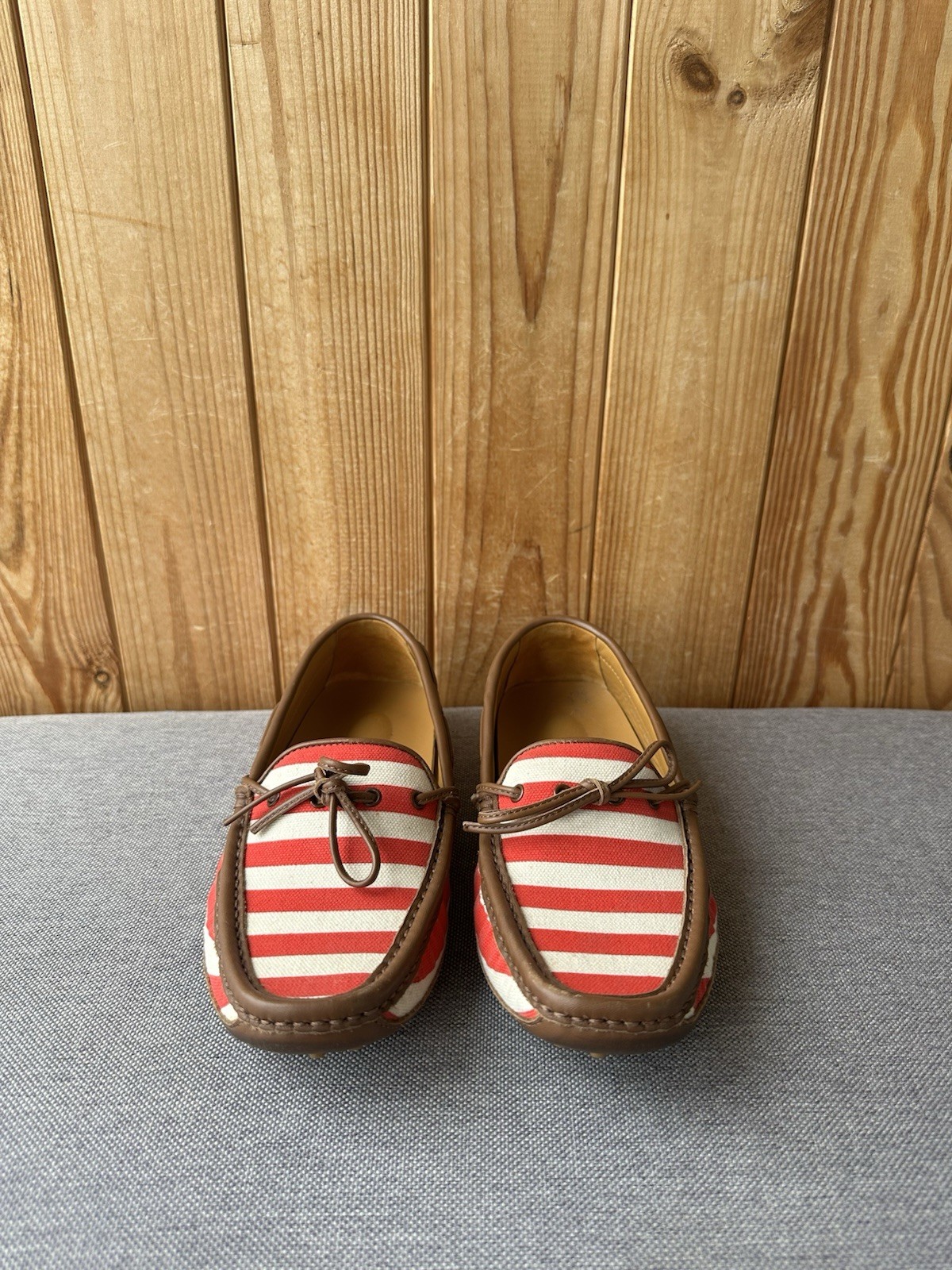 Gucci Women’s Suede Loafers Summer Walk Moccasins Shoes Size 35 US 5 UK 2