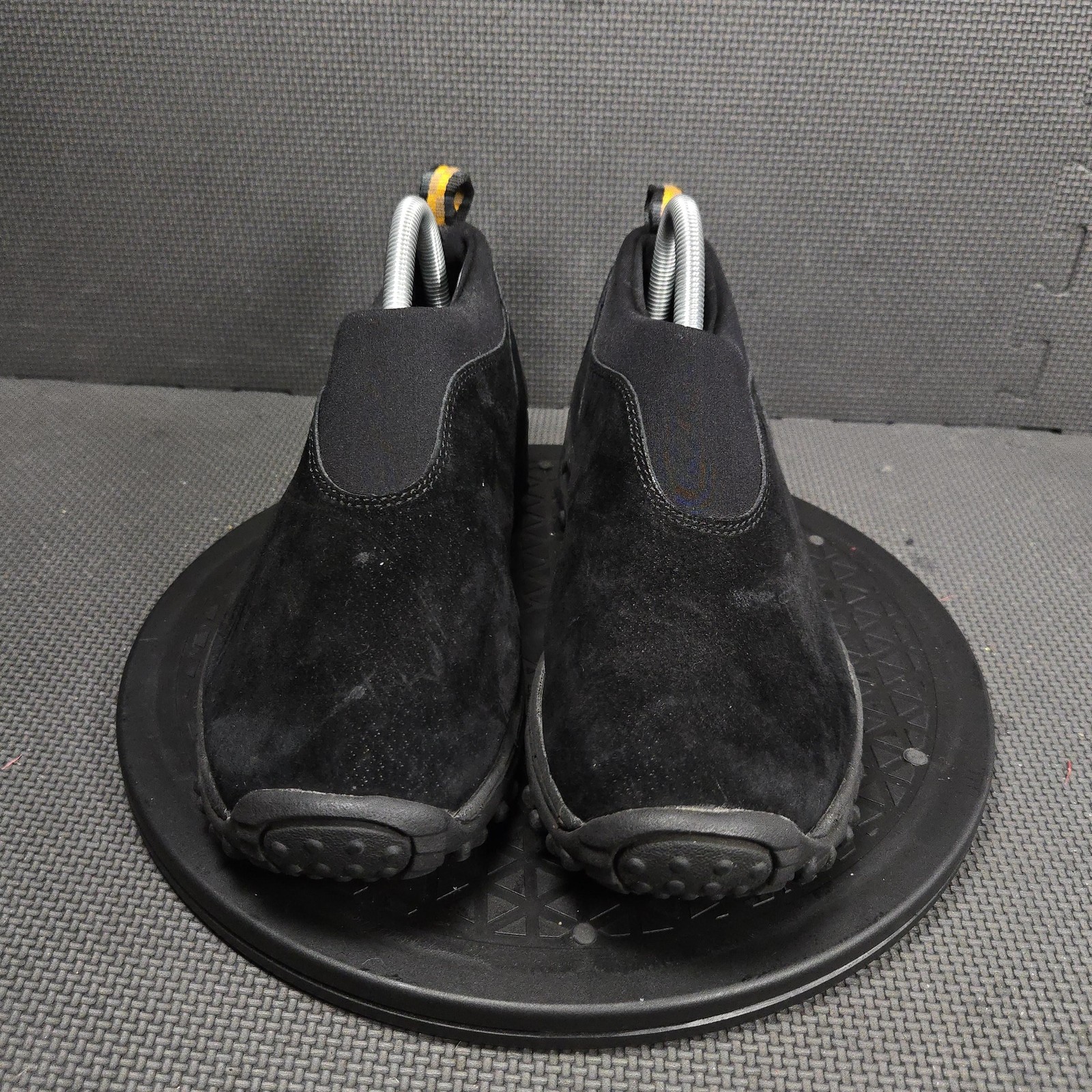 Merrell Jungle Moc Shoes Womens Size 7.5 Black Suede Slip On Comfort Hiking