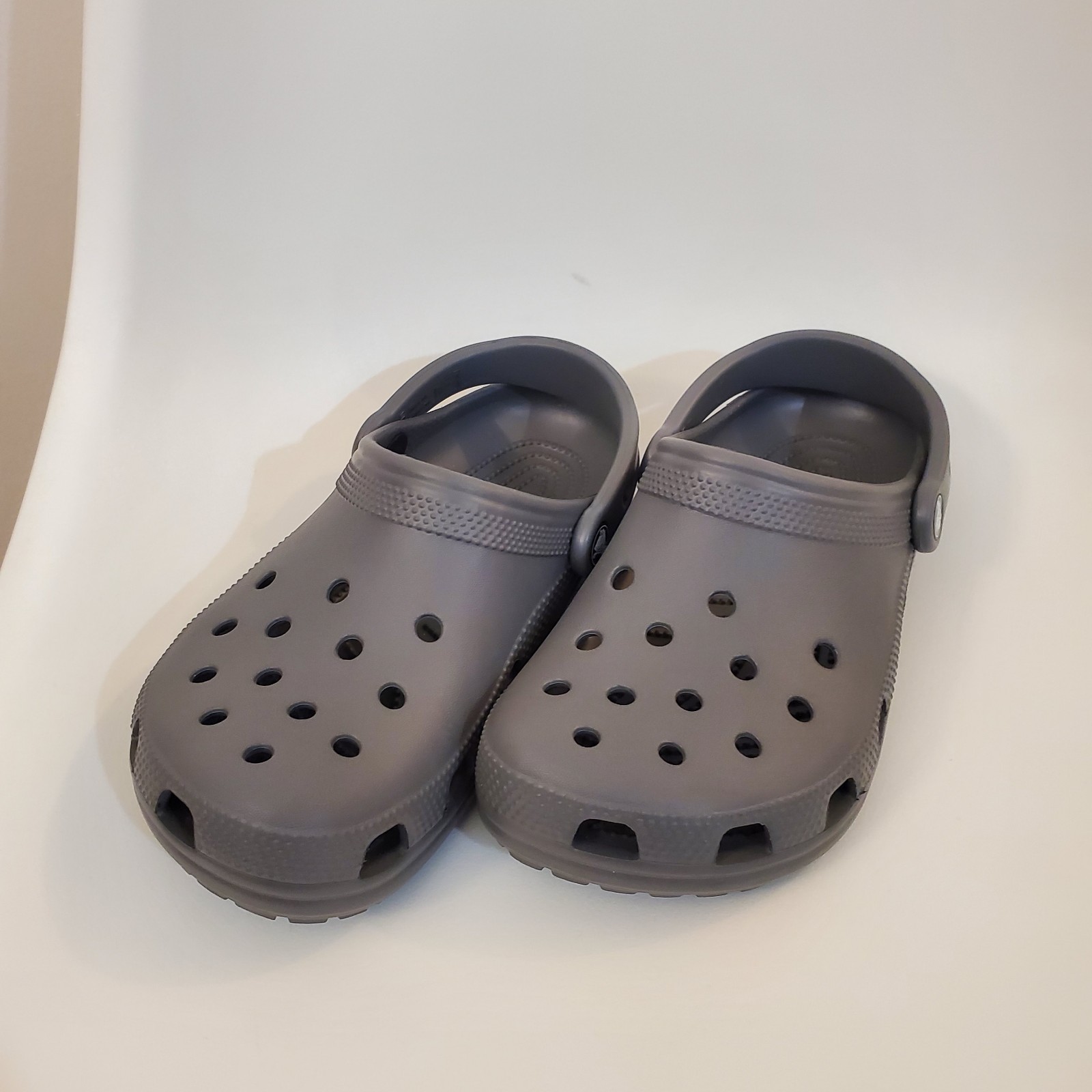 Crocs Classic Clog Slate Grey M5 / W7 Unisex Shoe Excellent Condition