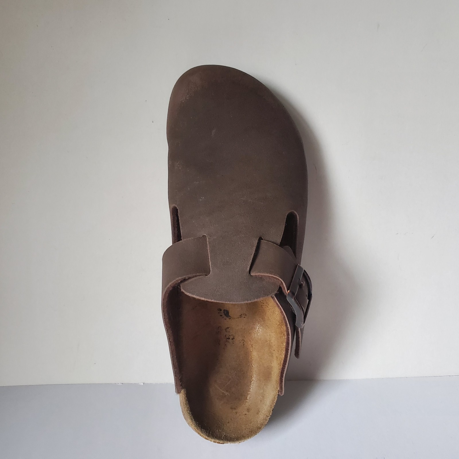 *Wear Birkenstock Betula Mocha Leather Clog Size 8 Ladies Men 6 Anatomic Footbed