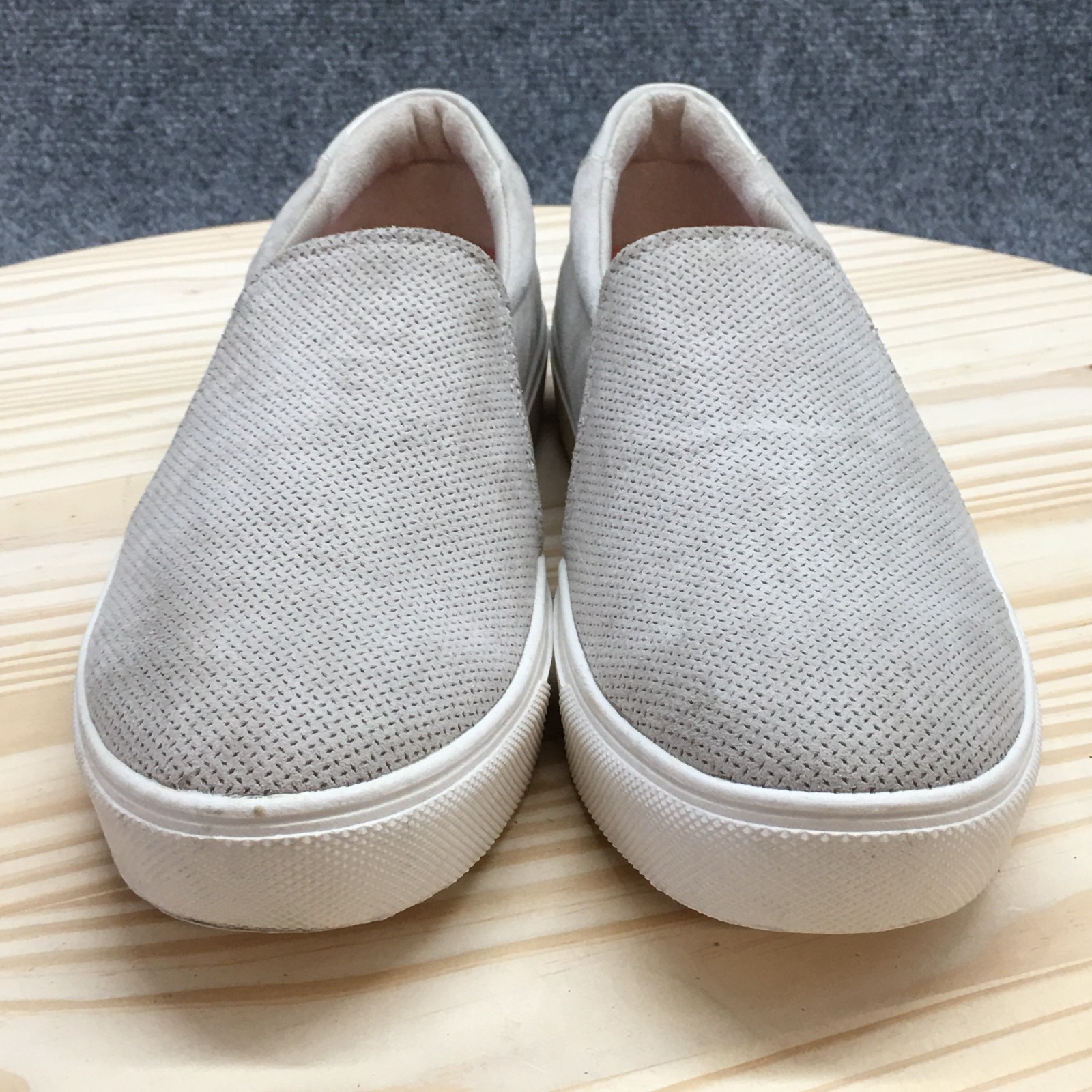 Dr Scholls Shoes Womens 9 M Nova Slip On Sneakers Gray Comfort Round Toe Low