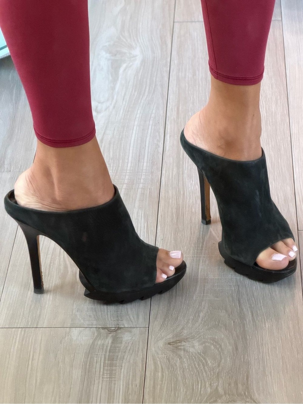 Camilla Skovgaard London Vintage Black High Heel Mules Size 38