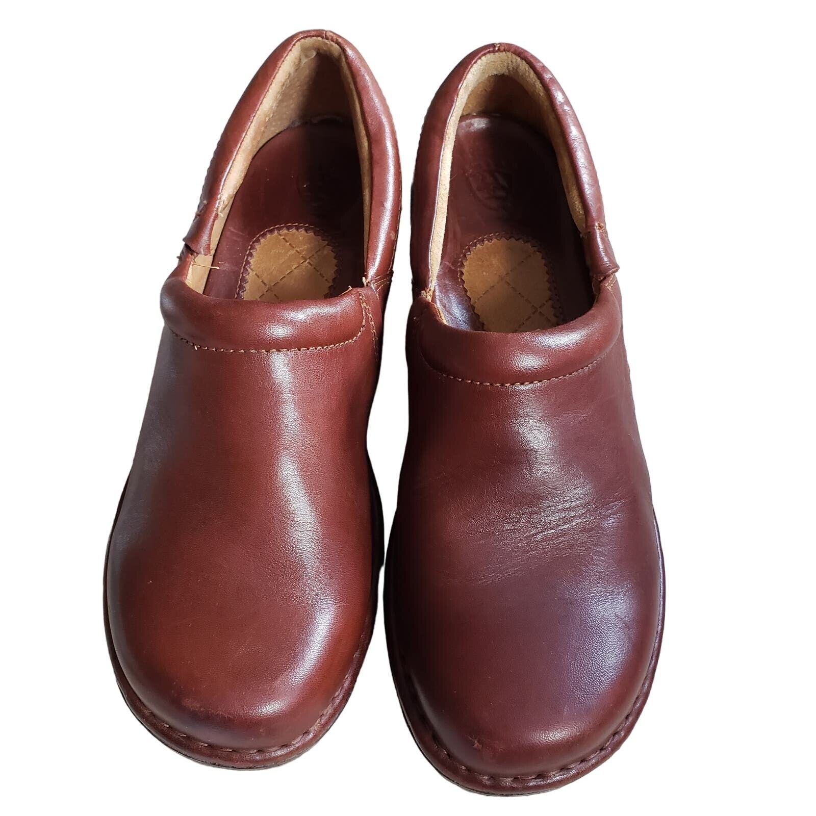 Ariat Genuine Leather Saddle Brown Expert Clog Size 6 1/2 B All day comfort