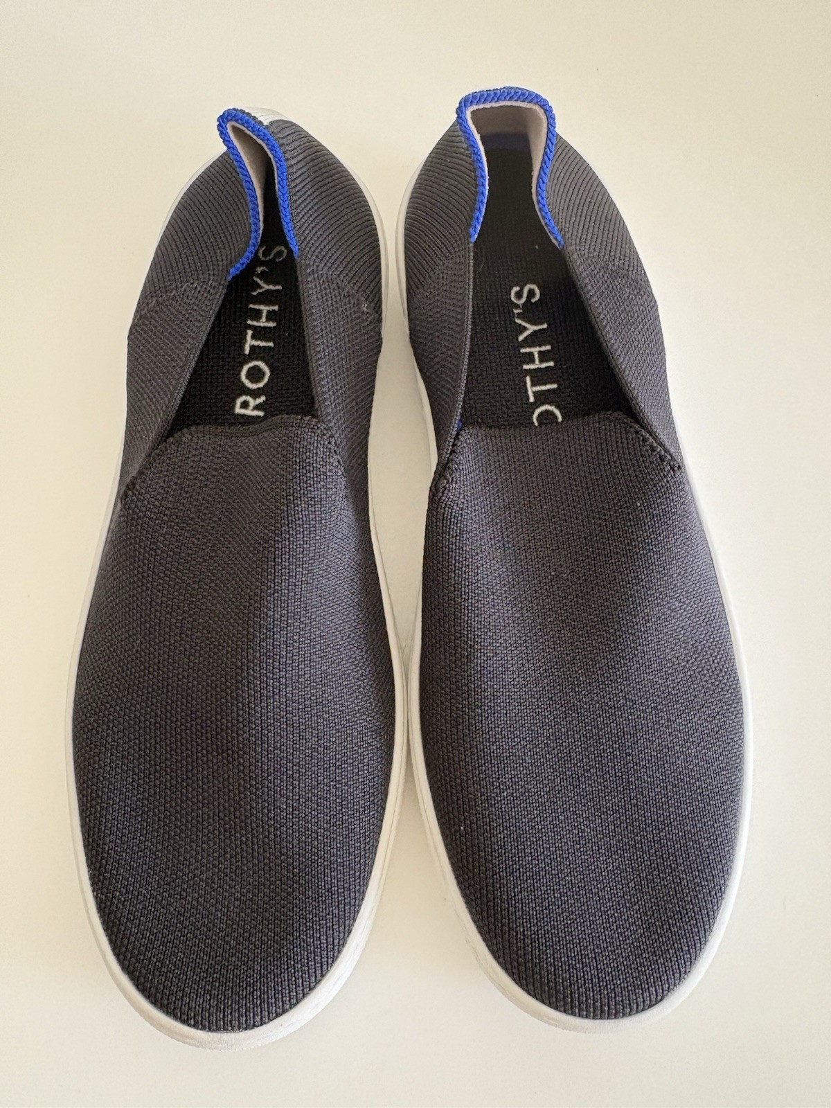Rothy’s The Original Slip On Women’s Shoes Size 7.5 NEW With Insoles Black