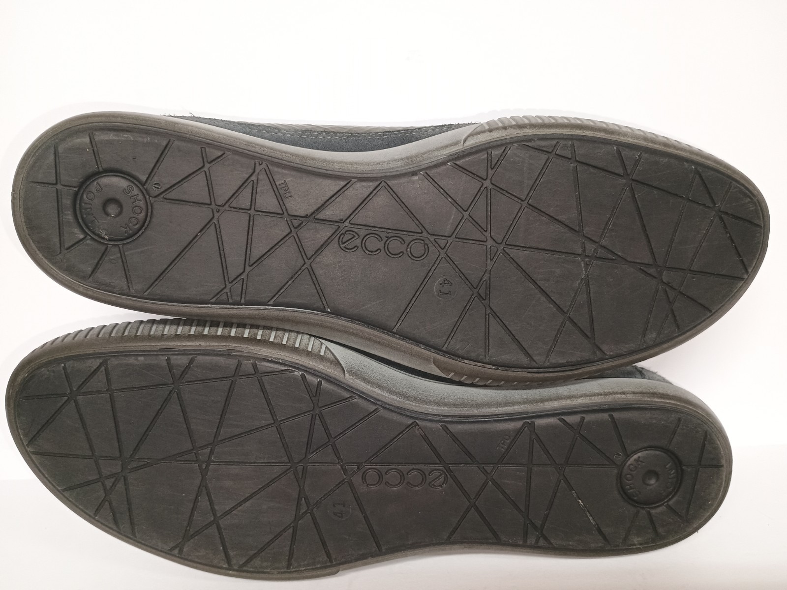 ECCO Summer Zone 3 Strap Crinkled Leather Oxford Women UK 41, US 10.5 WORN ONCE