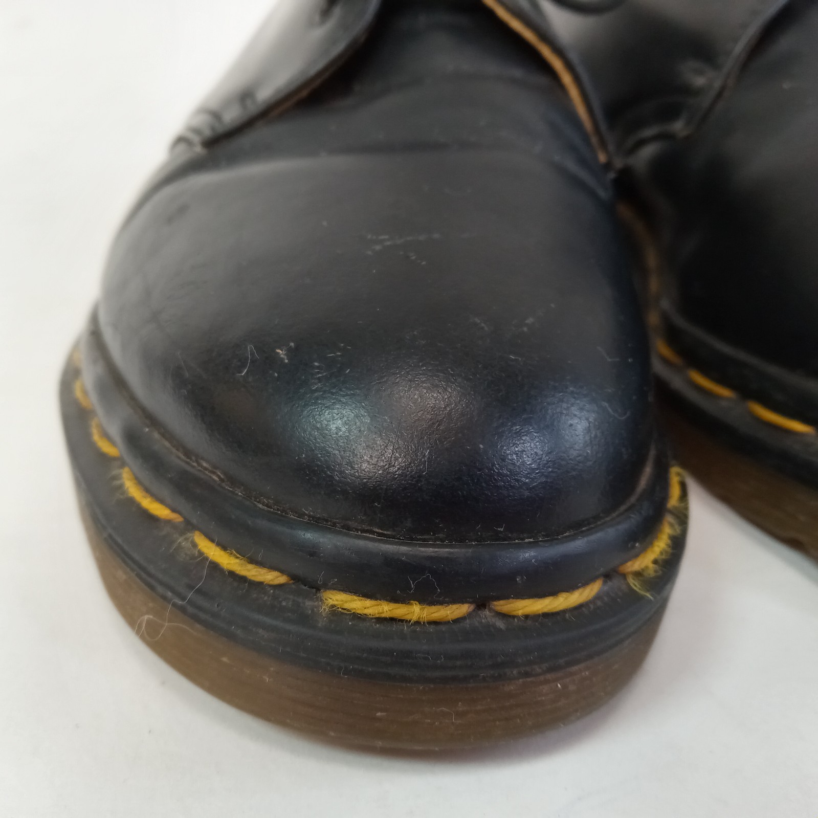 Dr Martens Size 4 US Woman 2 UK Made in England Black Shoes C2 DM22085 Leather