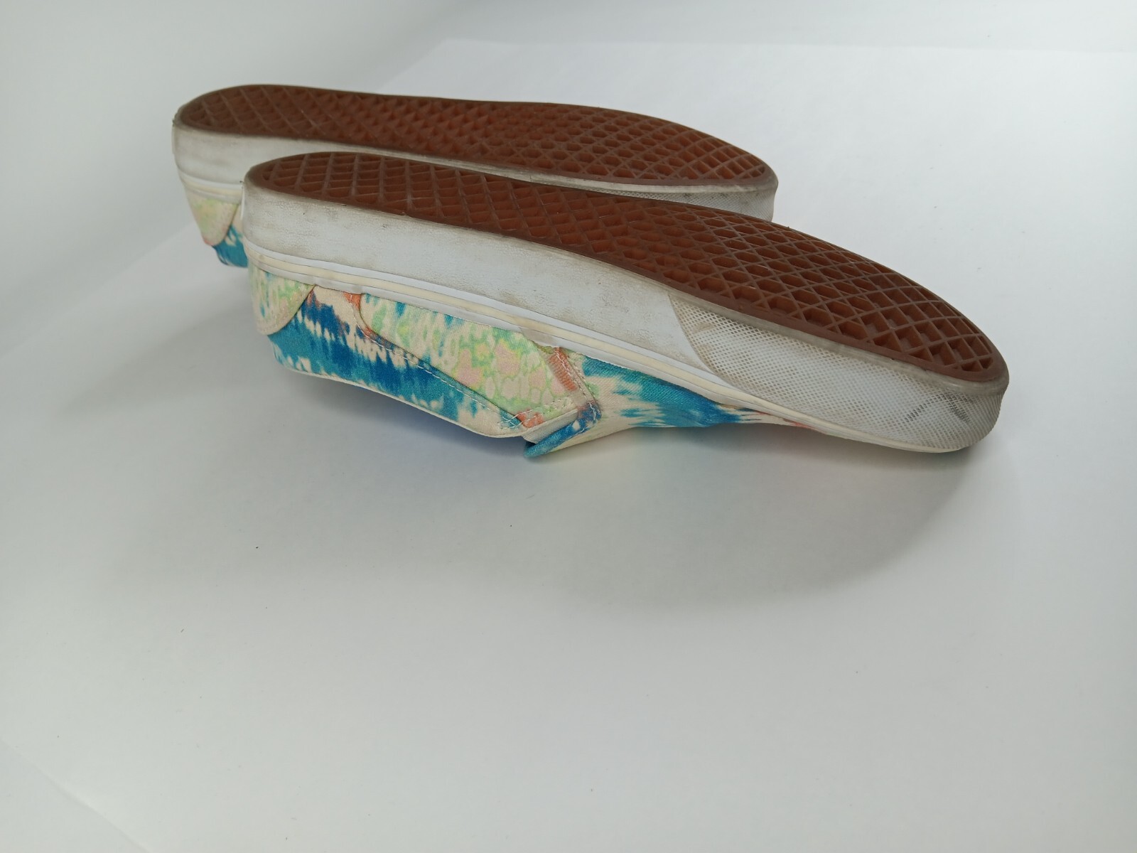 Vans skate Shoes Women’s 9.5 Asher Tie Dye Sneakers Slip On 751505 Multicolor