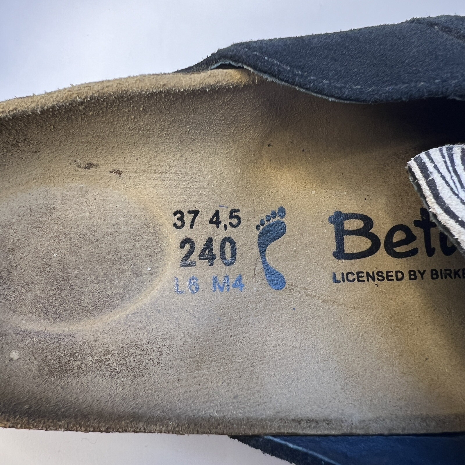 Birkenstock Betula Boston Black Suede Clogs Women’s Size 37 Narrow