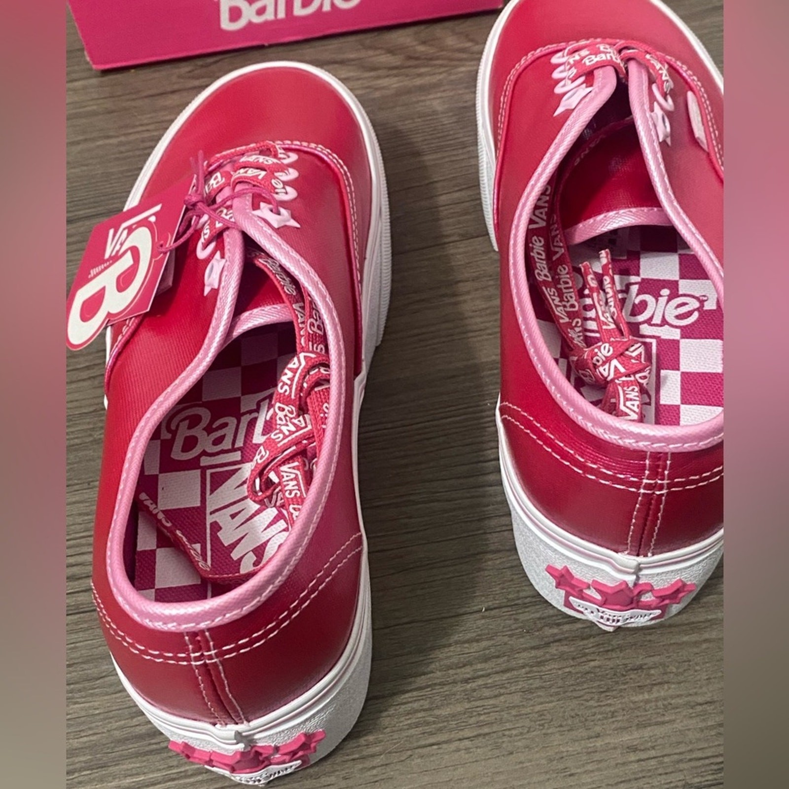 NIB Barbie x Vans Authentic Pink Stackform Shoe Size 6