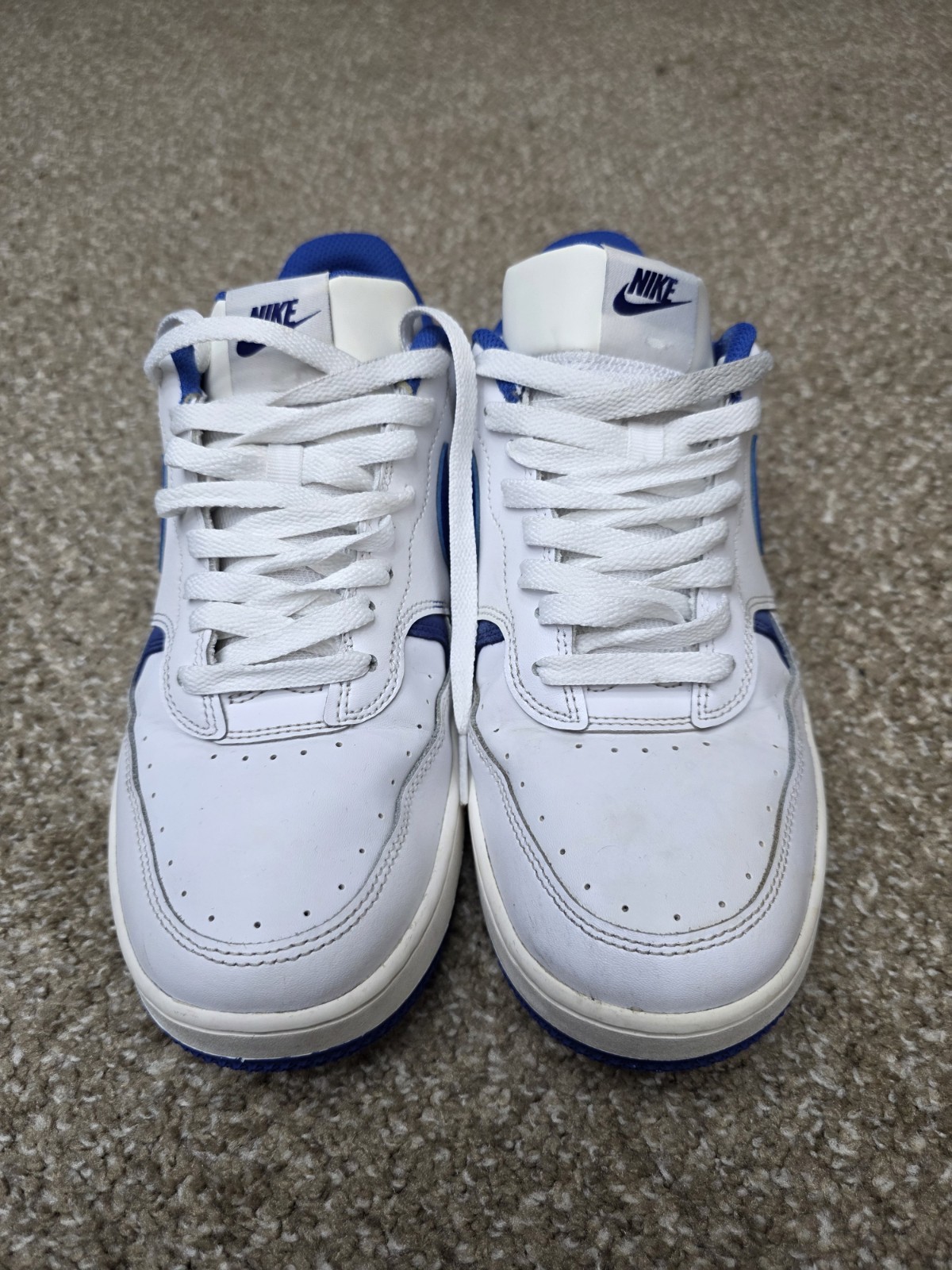 Nike Gamma Force DX9176-101 Sneakers Women’s Size 10 White Royal Platform Shoes