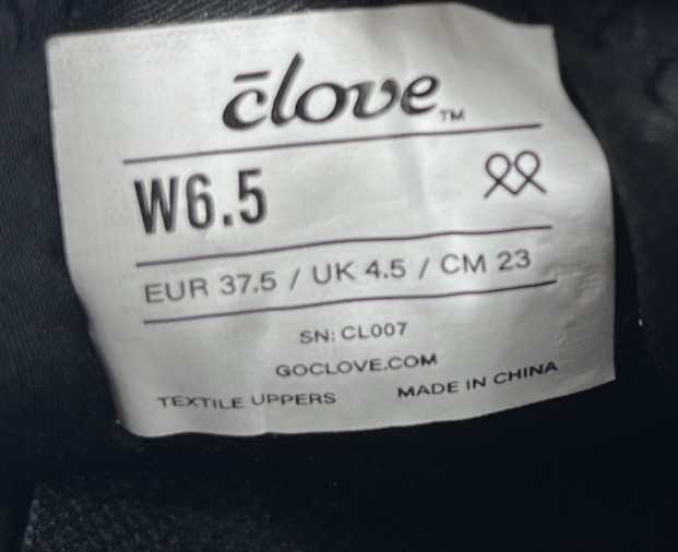 Clove Shoes Womens Size 6.5 Black Slip On Nursing Professional Healthcare CL007