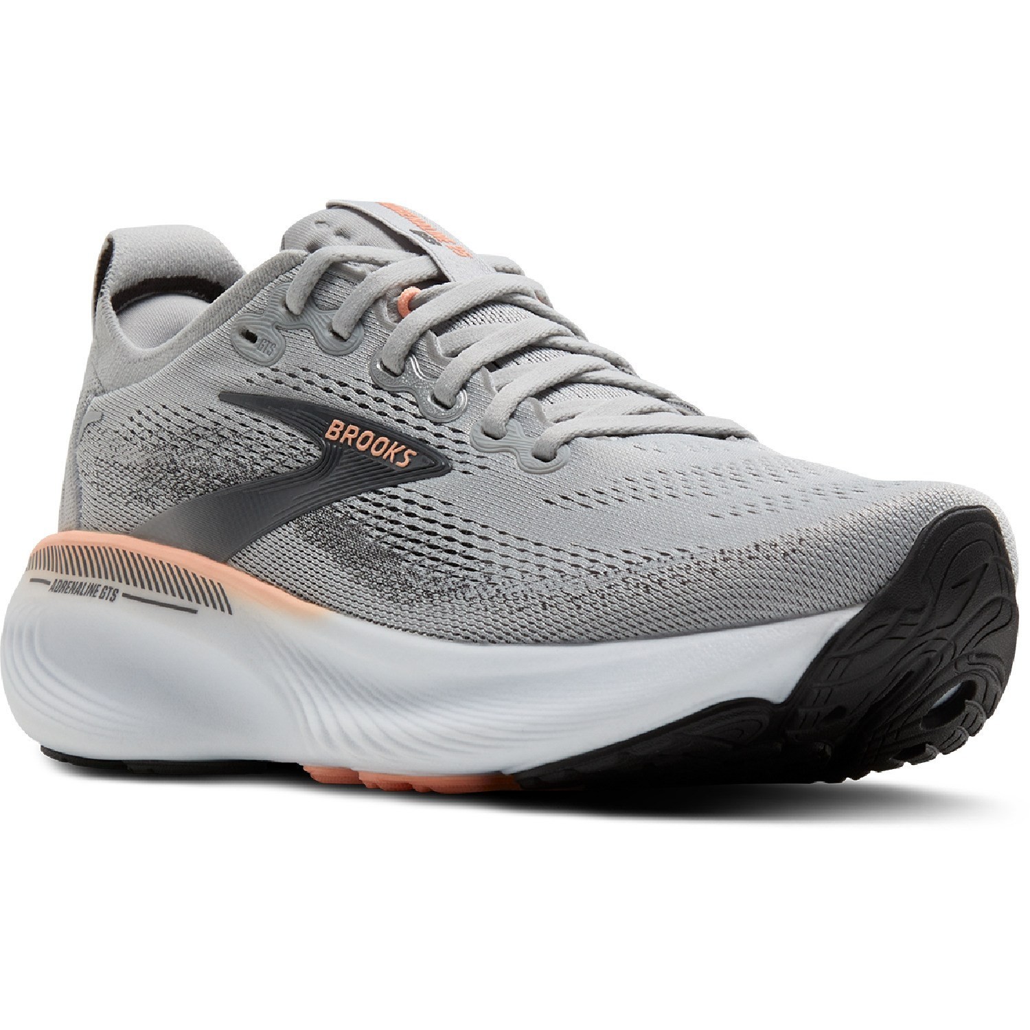 Brooks Adrenaline GTS 25 Road-Running Shoes – Women’s, Color: Grey/Blackened Pea