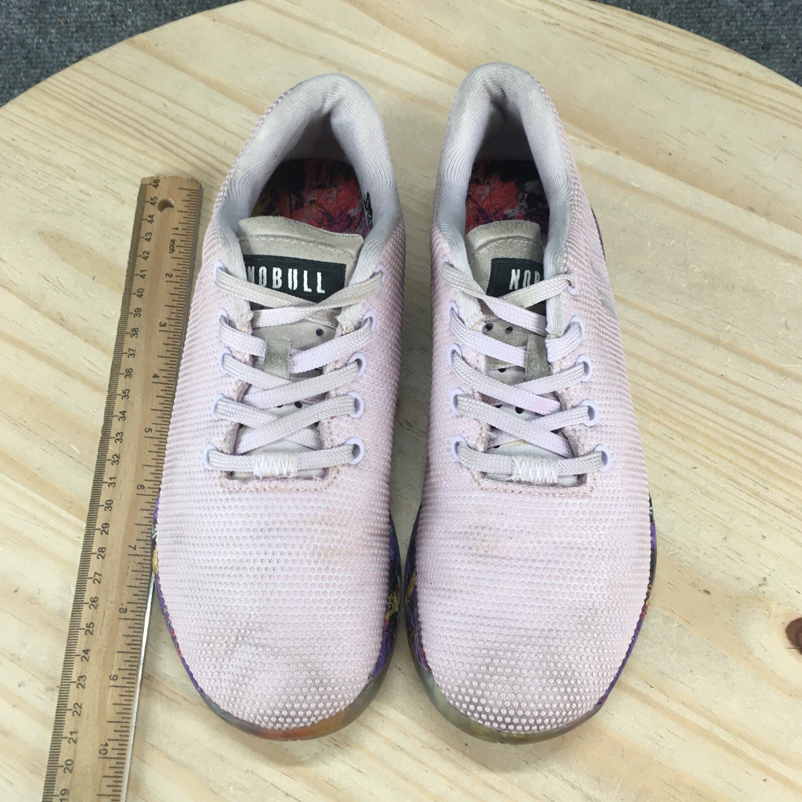 Nobull Shoes Womens 8 Training Sneakers Pink Mesh Lace Up Comfort Casual Sports