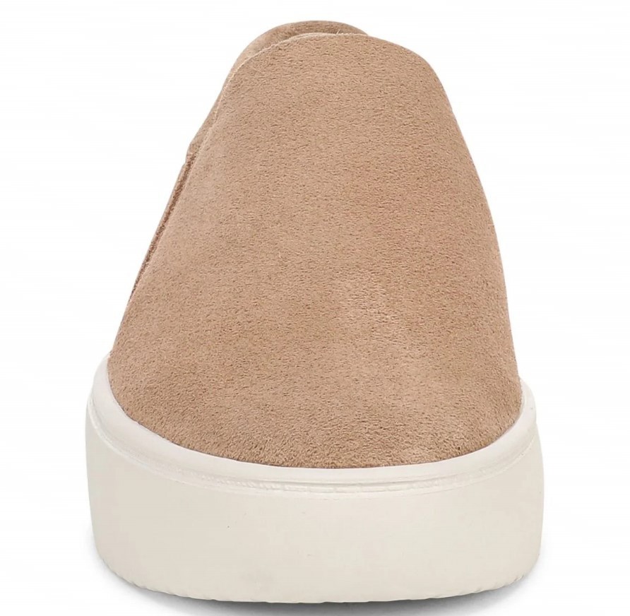 VIONIC Women Ellen Platform Slip On Sneaker, Desert Sand Suede (NEW)