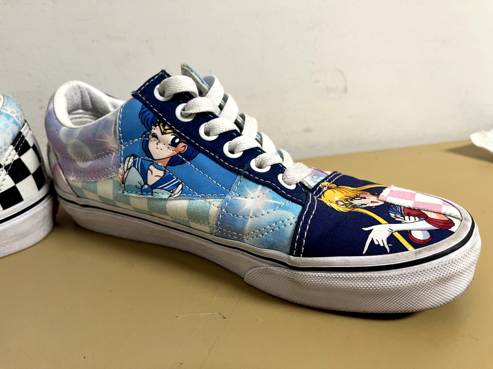 VANS Sailor Moon Old Skool Pretty Guardians Patchwork Low-top Shoes W 6.5 M 5