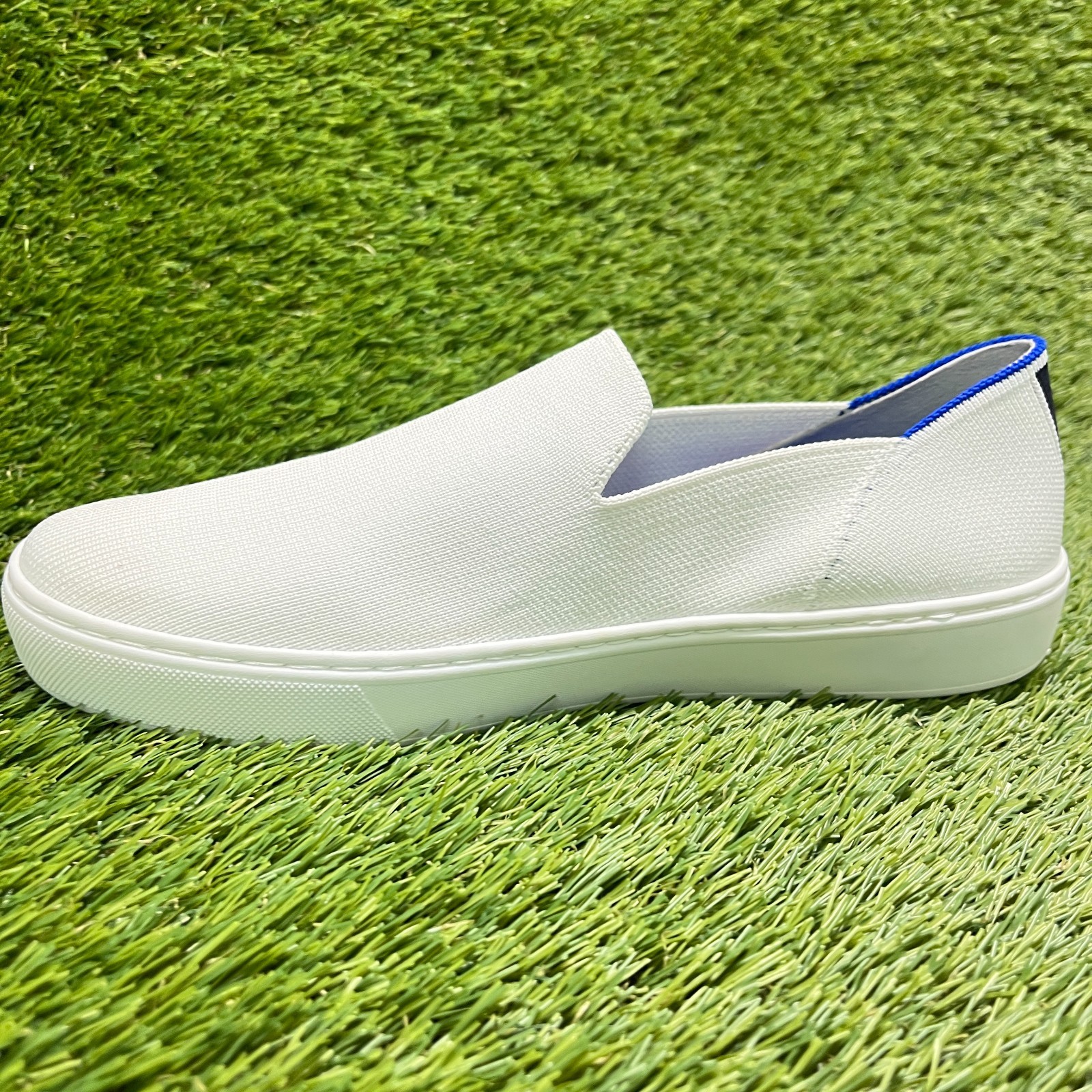 Rothy’s The Original Womens Size 9 White Casual Walking Slip On Shoes Sneakers