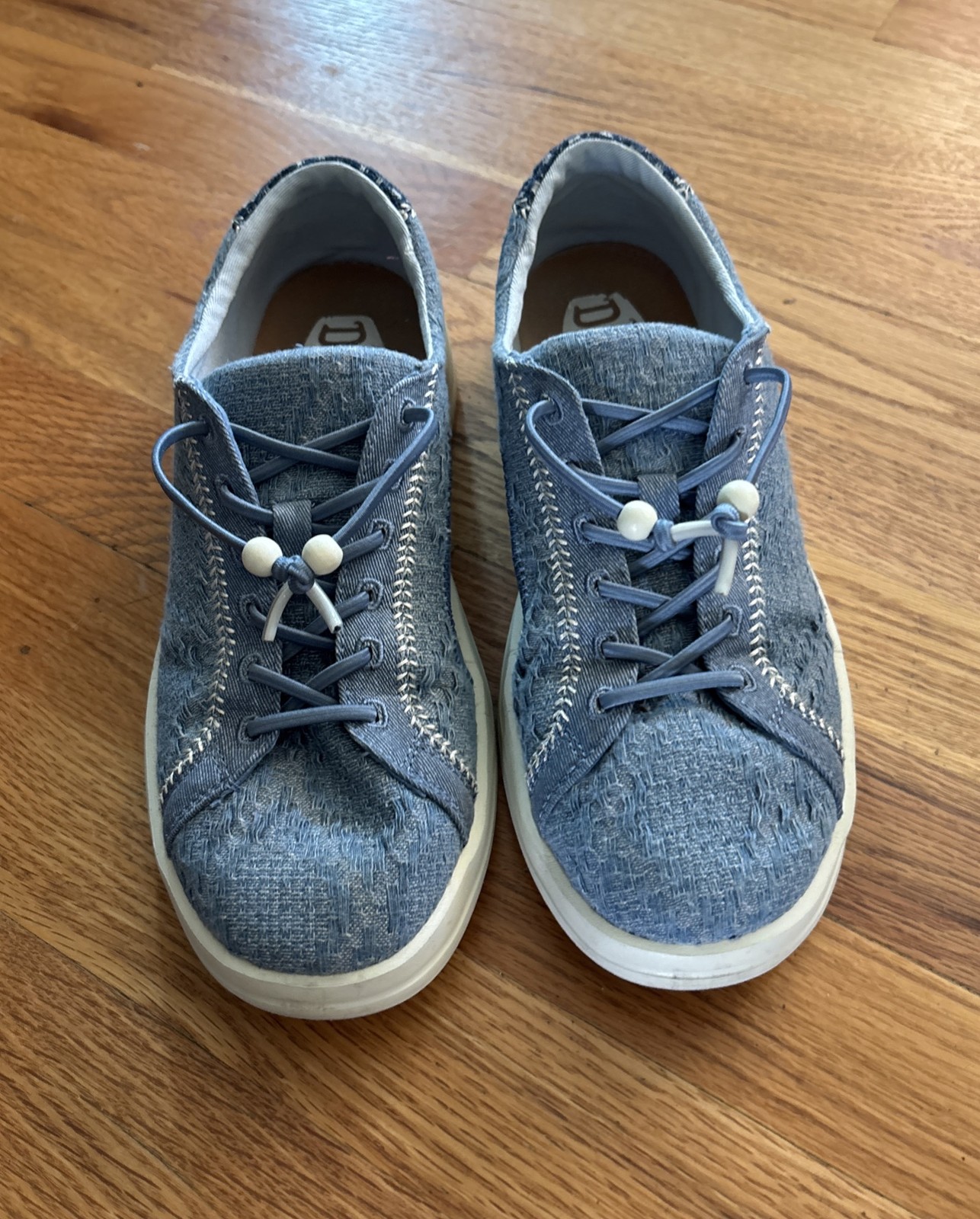 Hey Dude Karina Textured Boho Blue Women’s 8 Excellent Condition